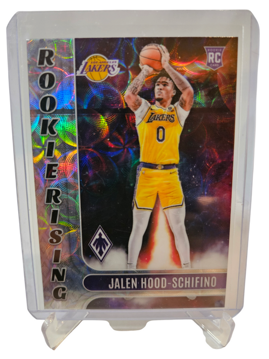 2023-24 Panini Phoenix International #6 Jalen Hood-Schifino Rookie Rising Scope