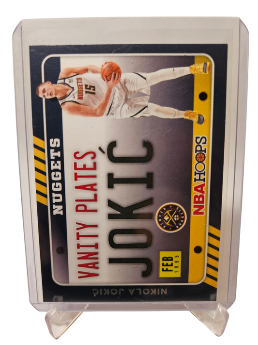 2020-21 Panini Hoops #17 Nikola Jokic Vanity Plates