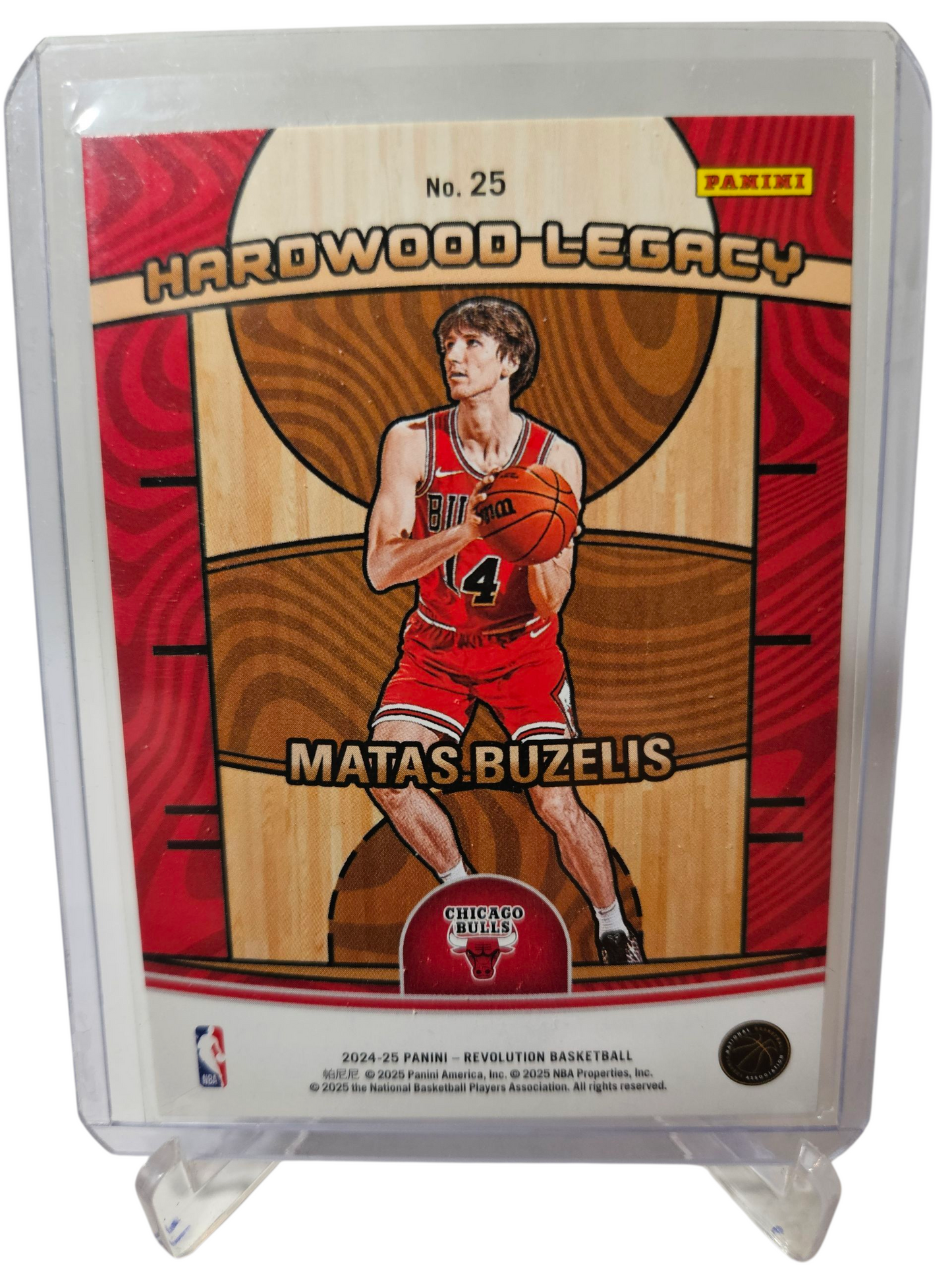 2024-25 Panini Revolution #25 Matas Buzelis Rookie Card Hardwood Legacy