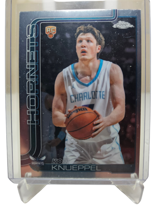 2025 Topps Chrome #254 Kon Knueppel Rookie Card