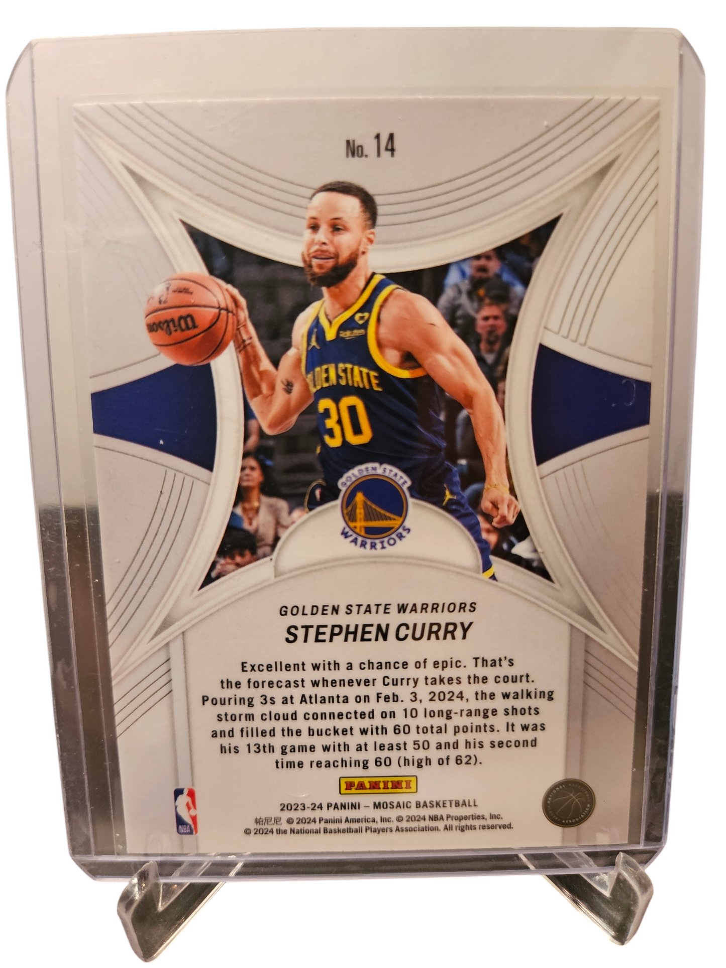 2023-24 Panini Mosaic #14 Stephen Curry Epic Performers