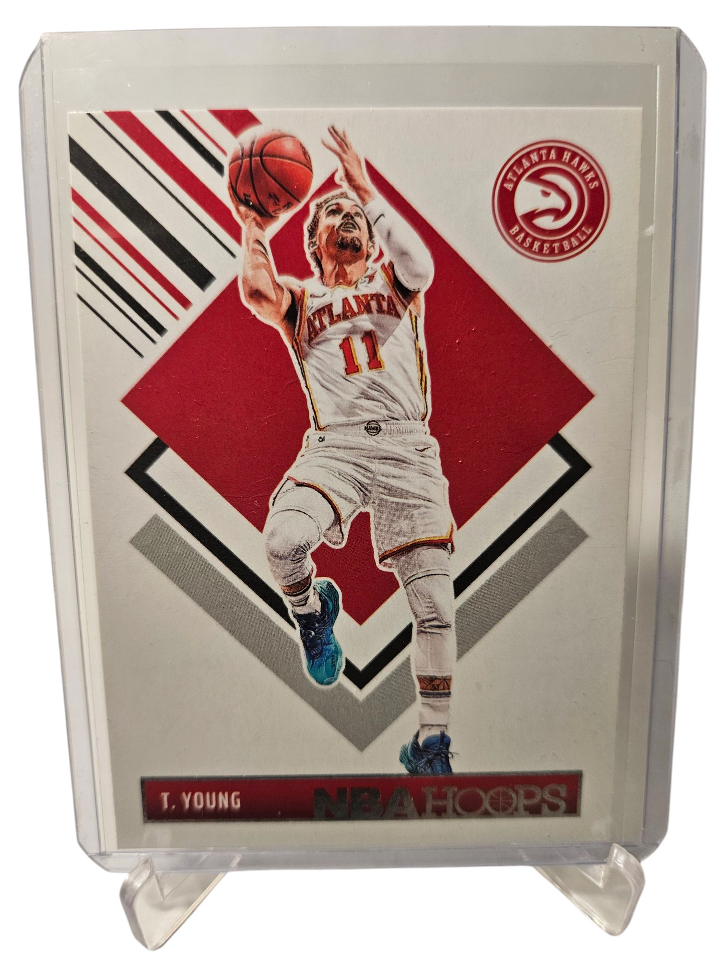2024-25 Panini Hoops #287 Trae Young Hoops Tribute