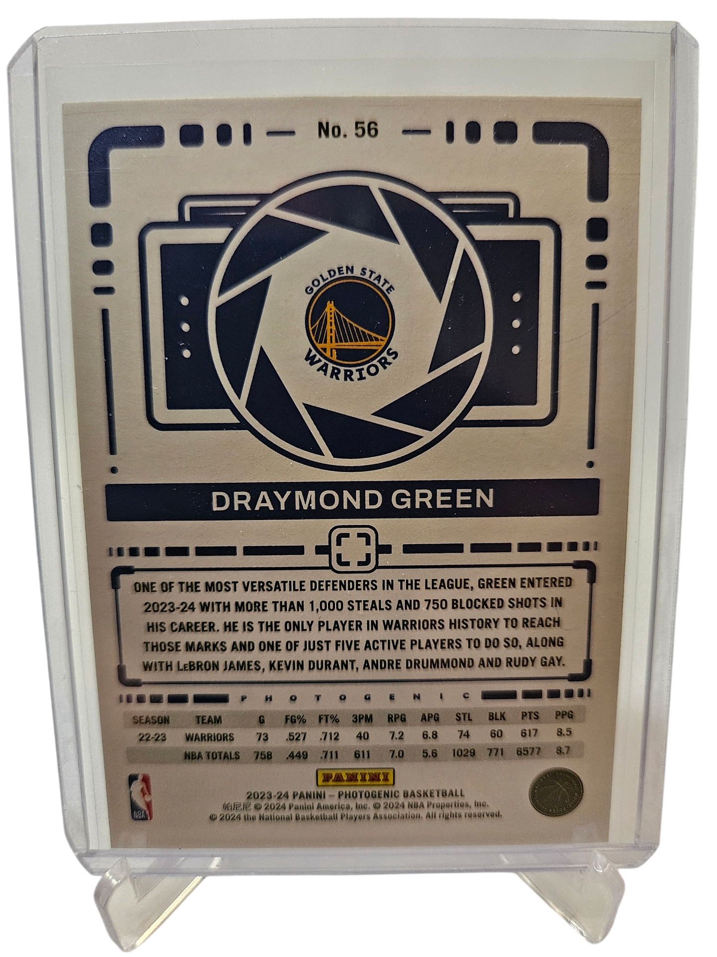 2023-24 Panini Photogenic #56 Draymond Green