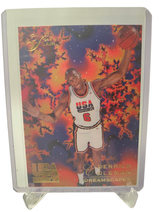 1994 Flair #16 Derrick Coleman USA Basketball Dreamscapes