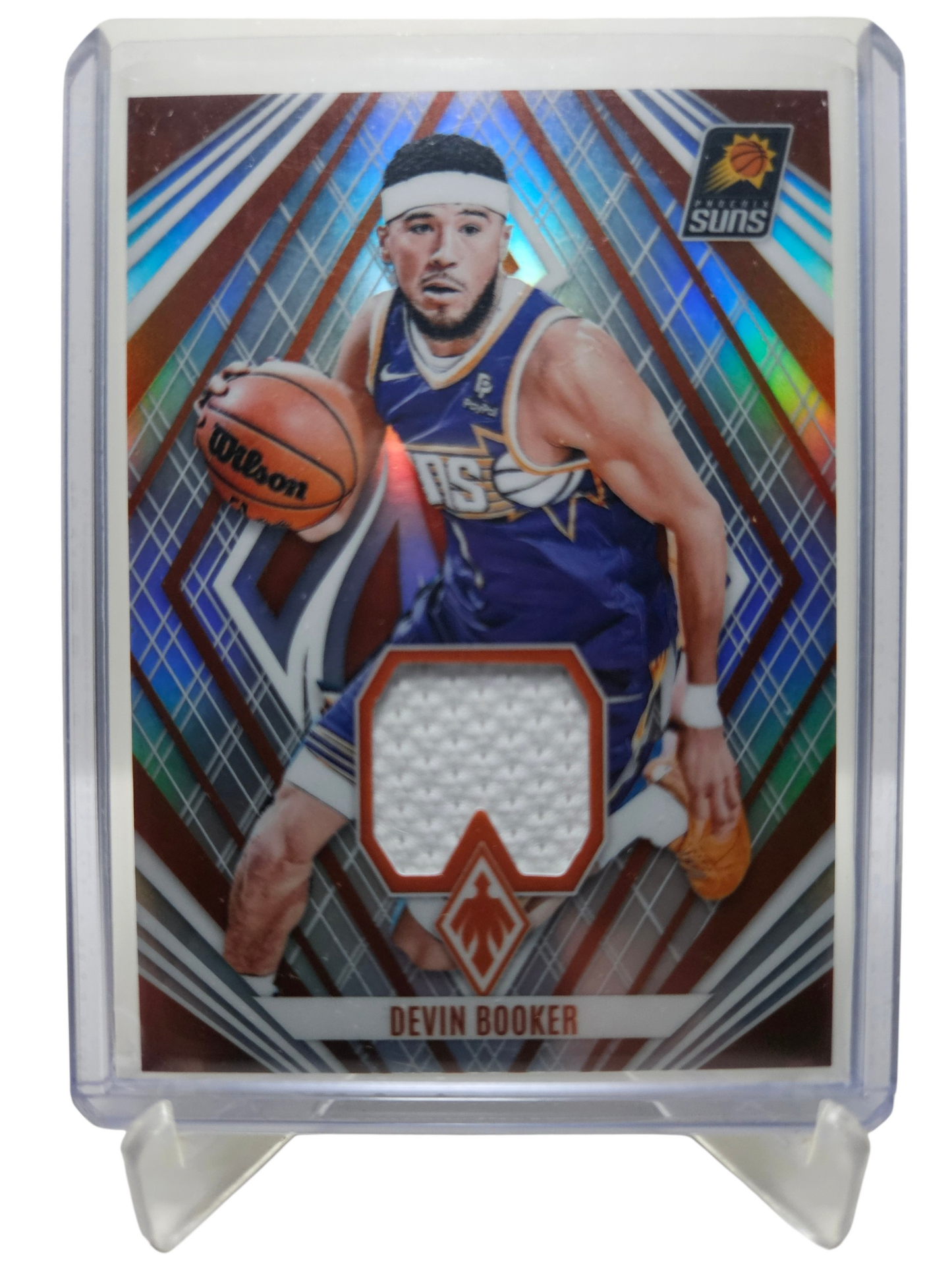 2023-24 Panini Phoenix #VM-BKR Devon Booker Game Worn Patch Silver Holo