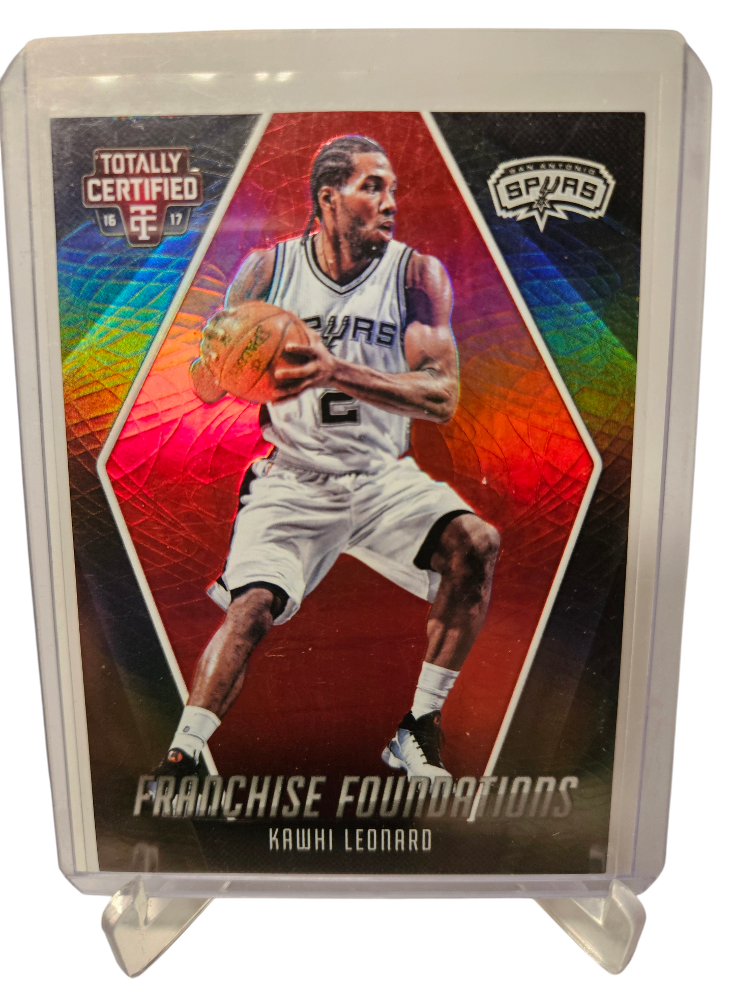 2016-17 Panini Totally Cartified #14 Kawhi Leonard Franchise Foundations 193/199