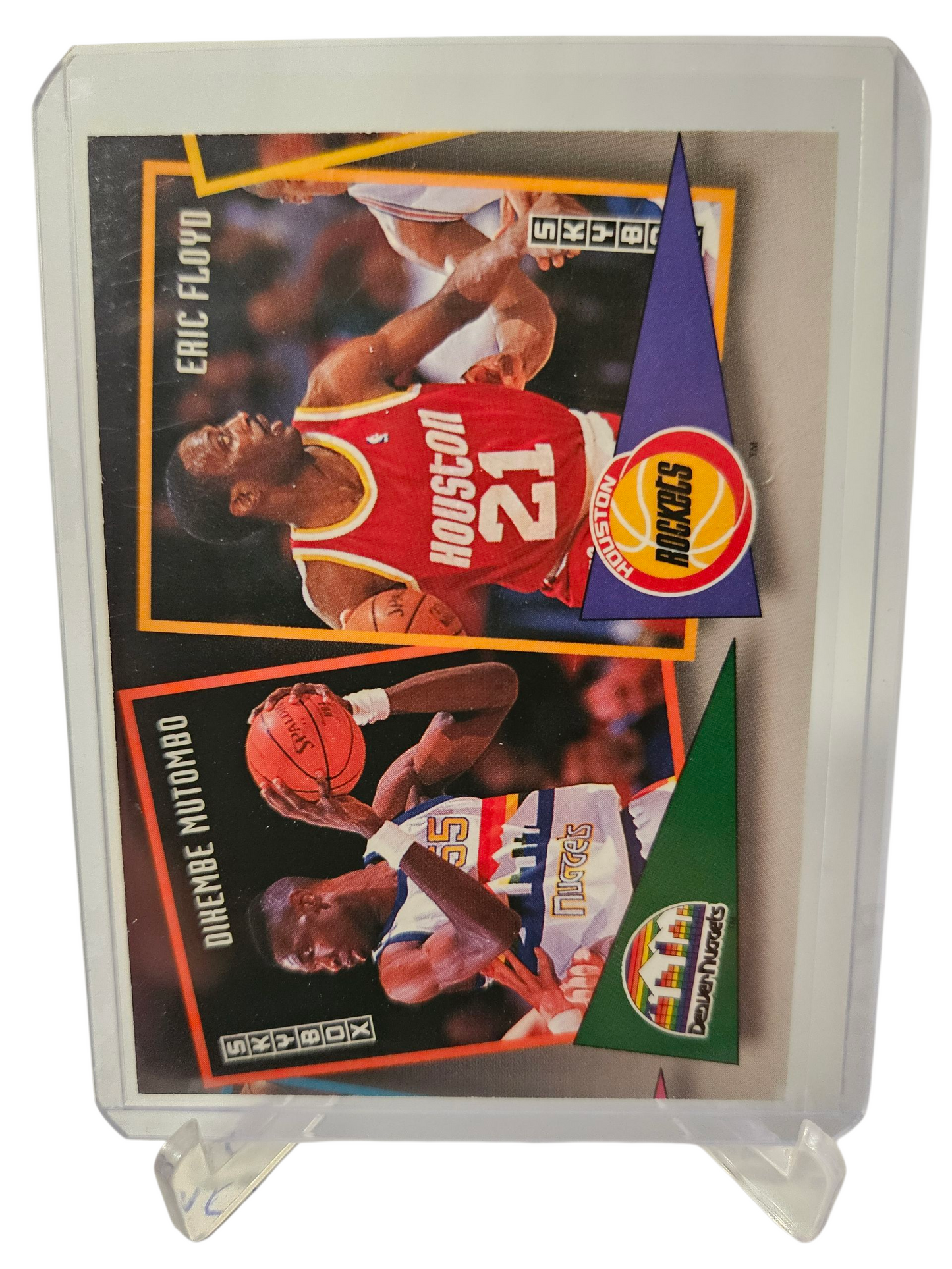1993 Skybox #ST2 Dikembe Mutombo/Eric Floyd School Ties