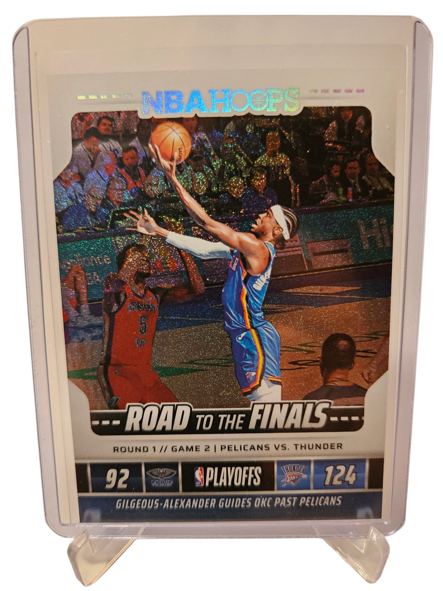 2024-25 Panini Hoops #1 Shai Gilgeous-Alexander Road To The Finals Holo