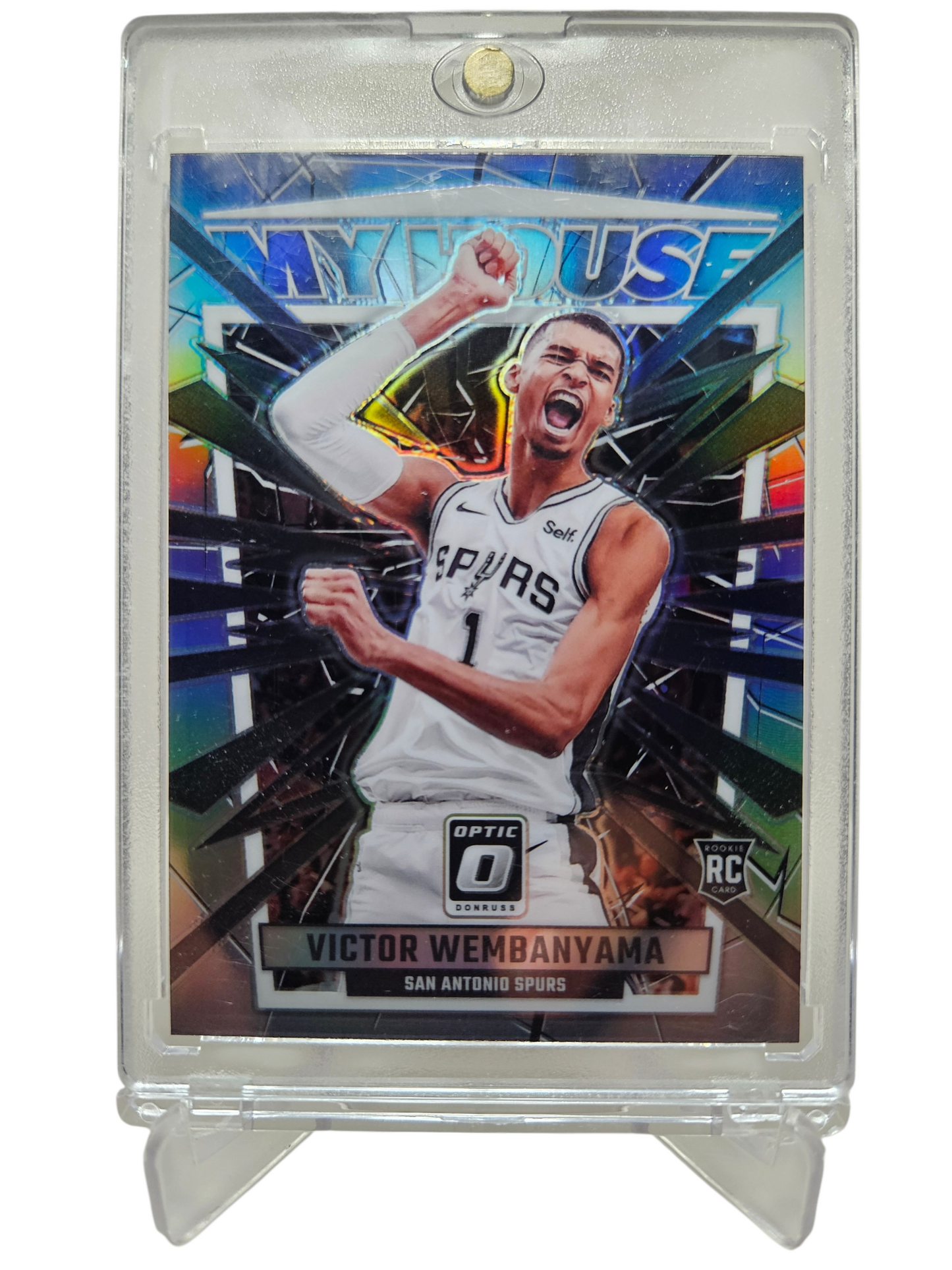 2024-25 Panini Donruss Optic #6 Victor Wembanyama My House Silver Holo Prizm