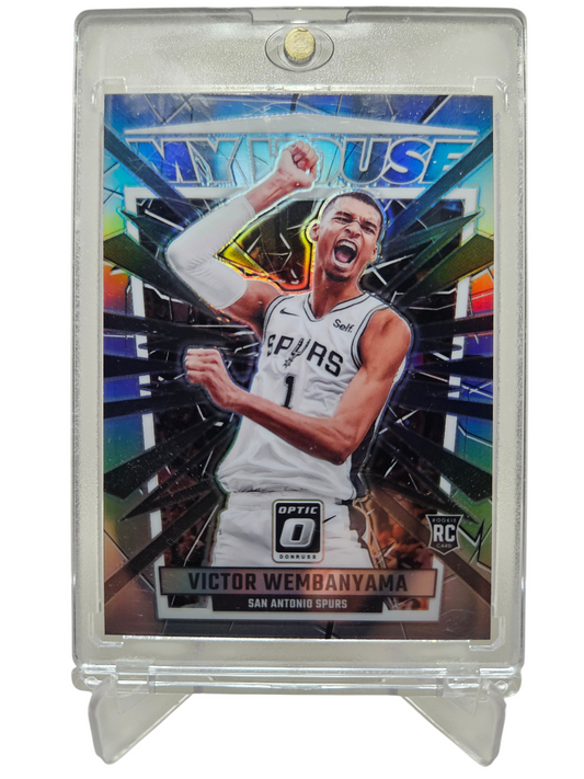 2024-25 Panini Donruss Optic #6 Victor Wembanyama My House Silver Holo Prizm