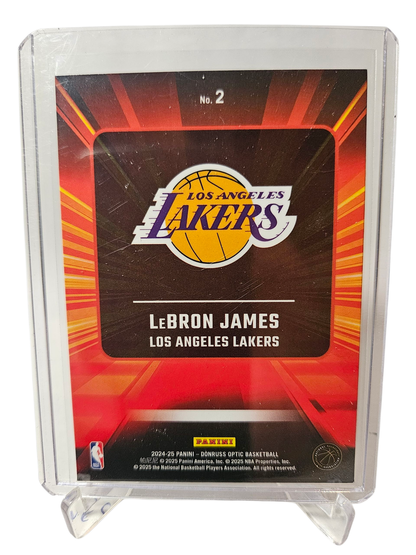 2024-25 Panini Donruss Optic #2 Lebron James Express Lane