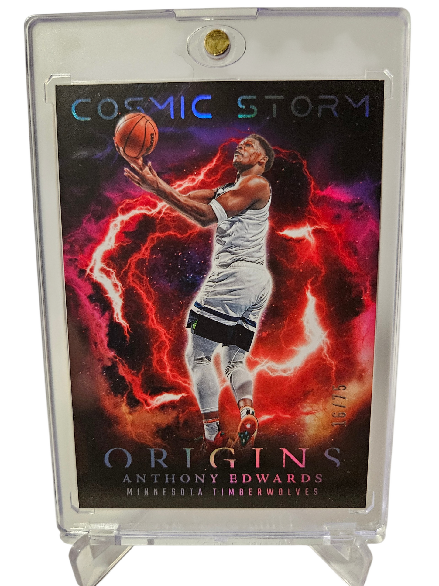 2023-24 Origins #13 Anthony Edwards Cosmic Storm 16/75