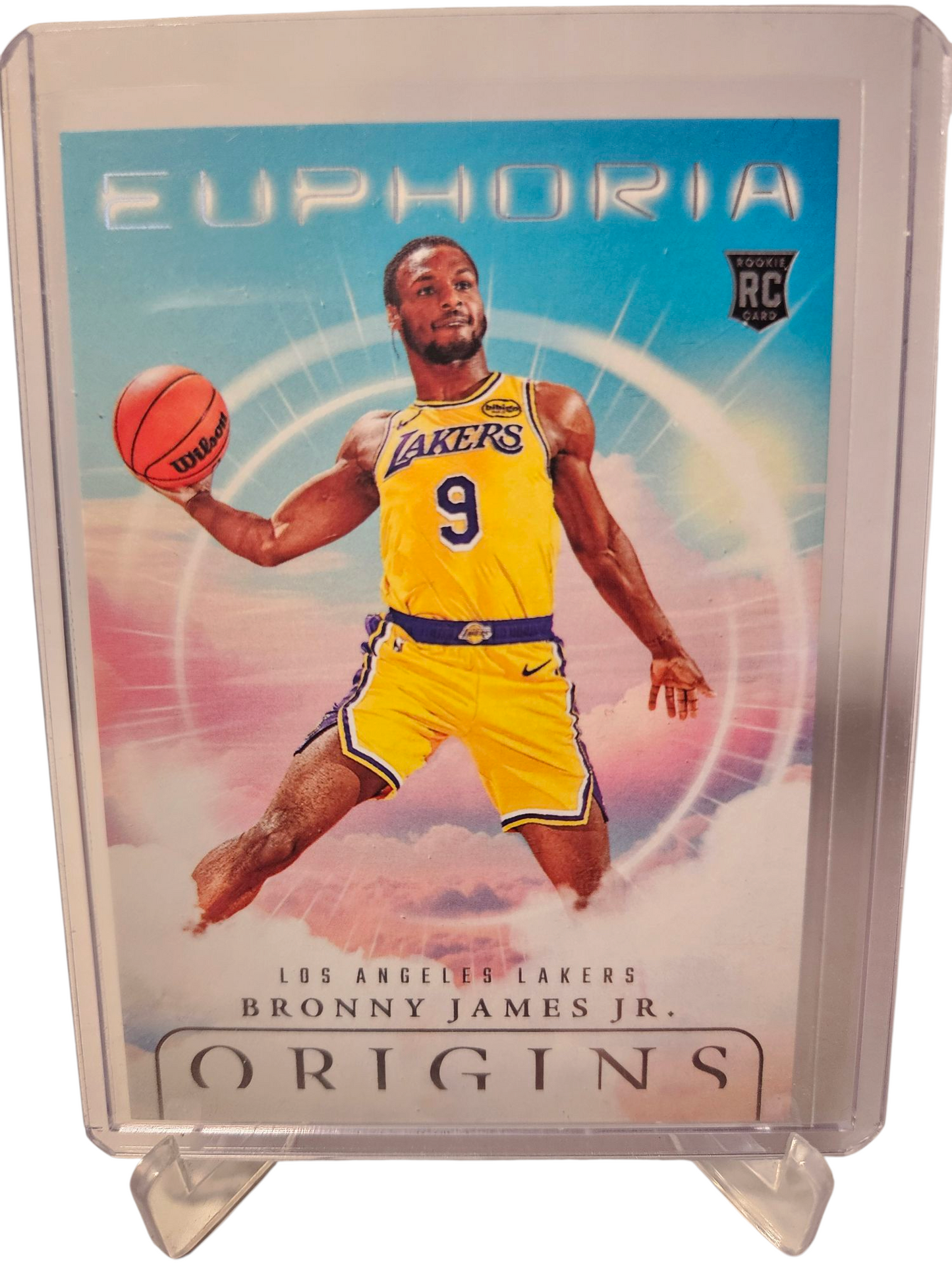 2024-25 Panini Origins #24 Bronny James JR Rookie Card Euphoria