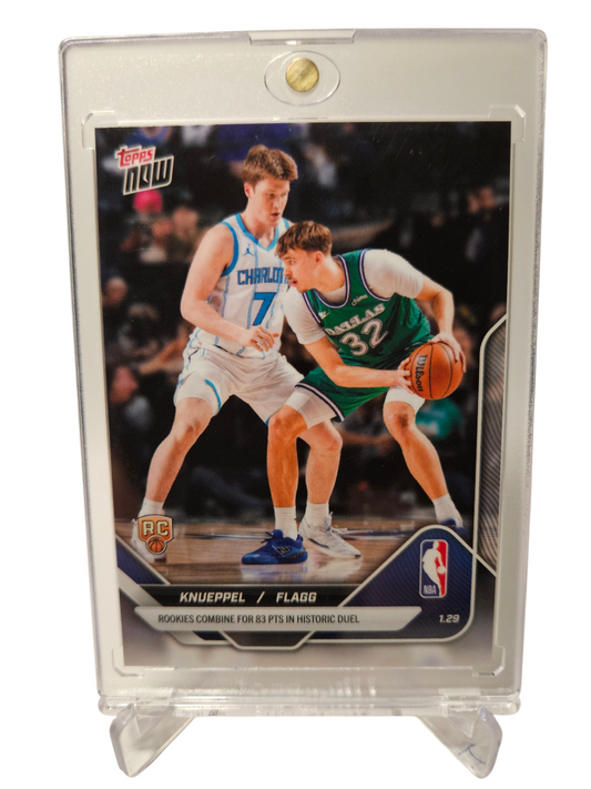 2025 Topps Now #152 Kon Knueppel/Cooper Flag Rookie Card Rookies Combine