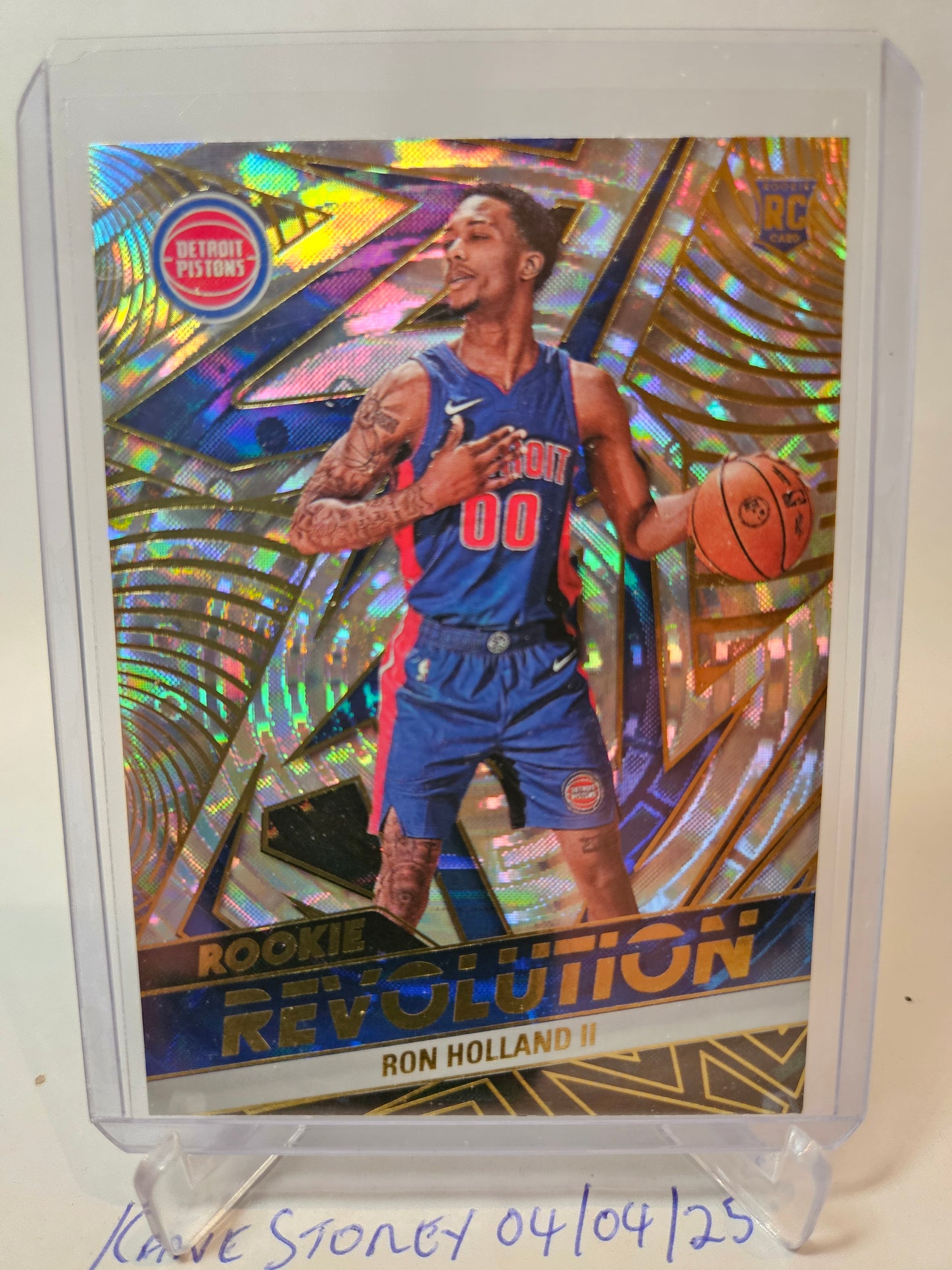 2024-25 Panini Revolution #2 Ron Holland II Rookie Revolution Fractal