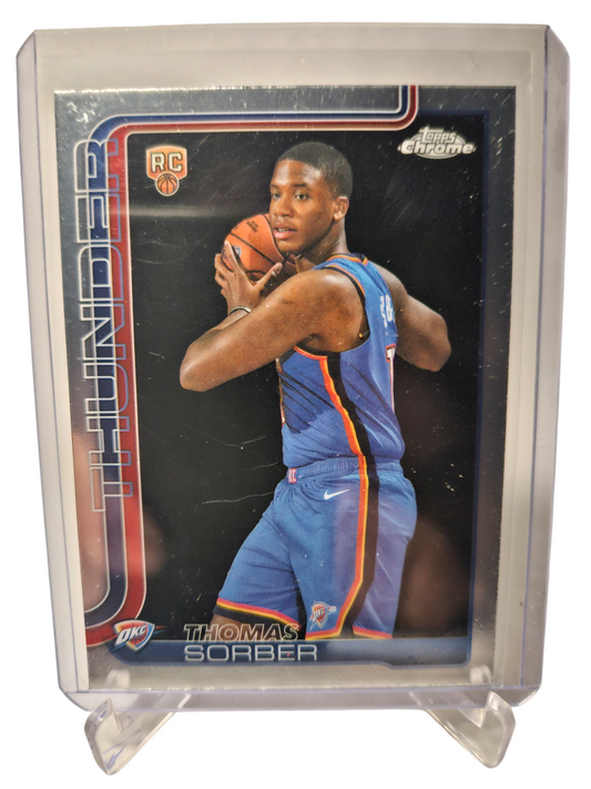 2025 Topps Chrome #265 Thomas Sorber Rookie Card