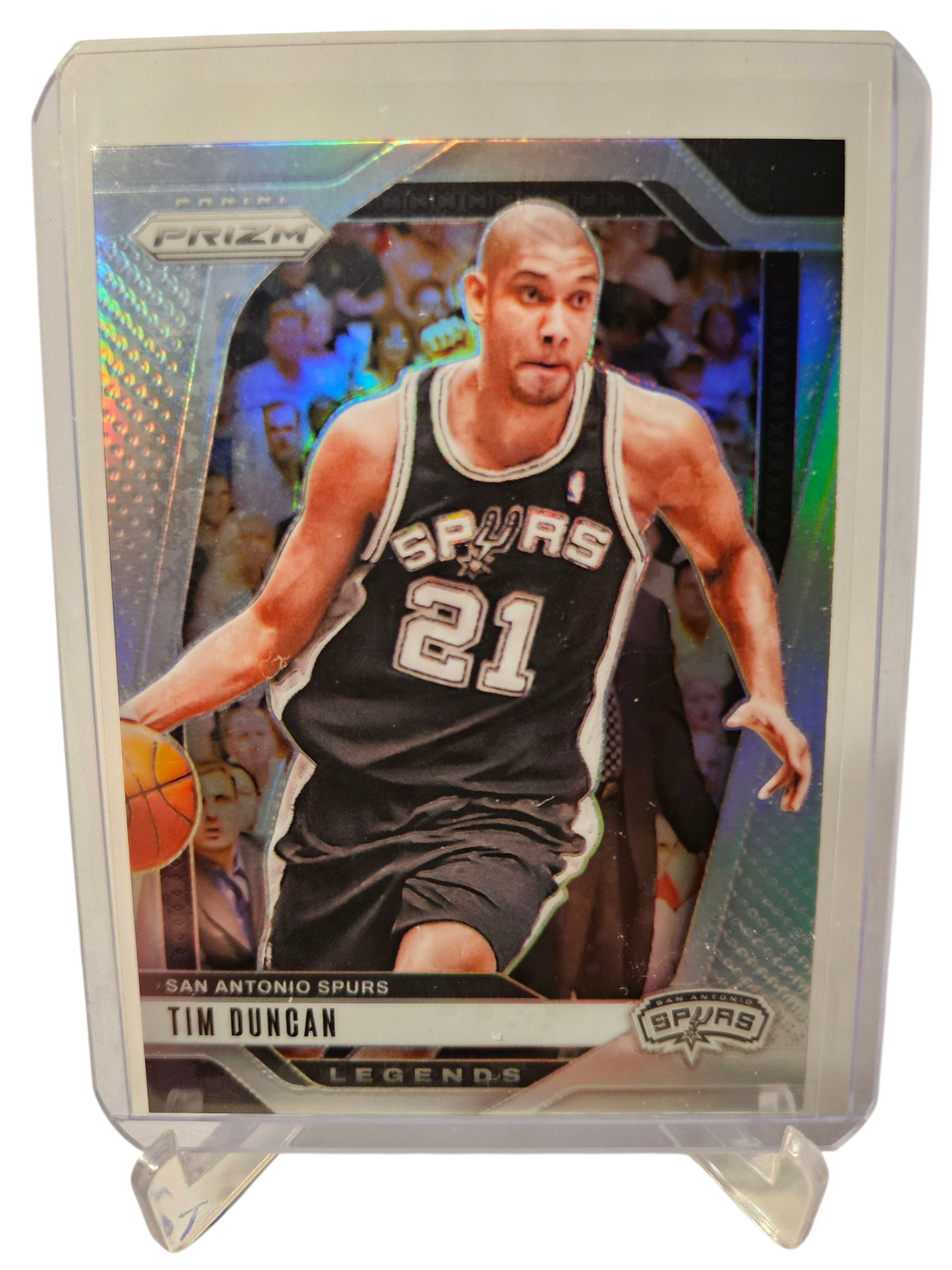 2024-25 Panini Prizm #297 Tim Duncan Silver Prizm