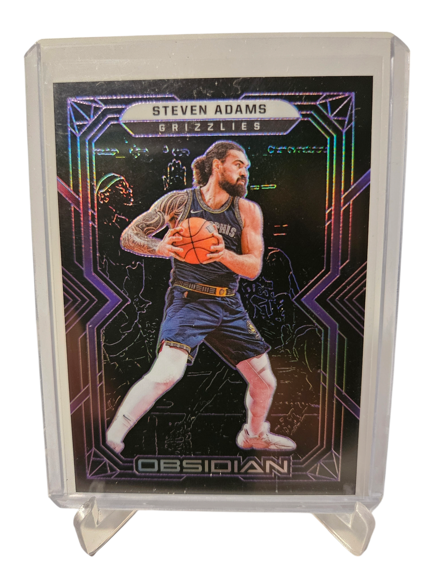 2021-22 Panini Obsidian #109 Steven Adams Purple Etch 31/99