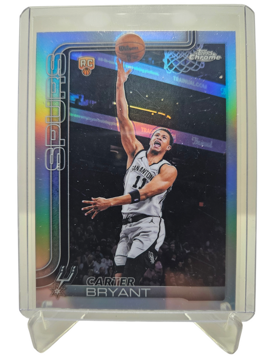 2025-26 Topps Chrome #164 Carter Bryant Rookie Card Refractor