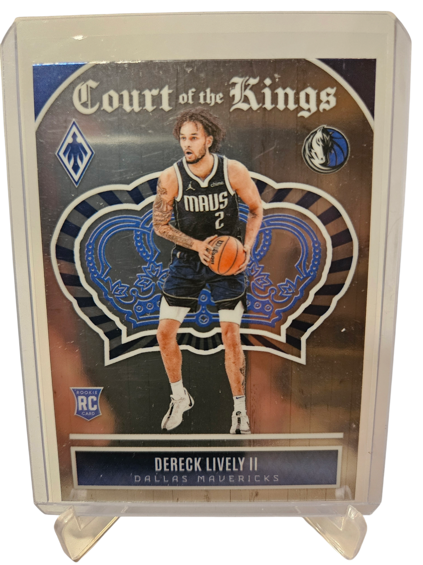 2023-24 Panini Phoenix #22 Dereck Lively II Rookie Card Court Of The Kings