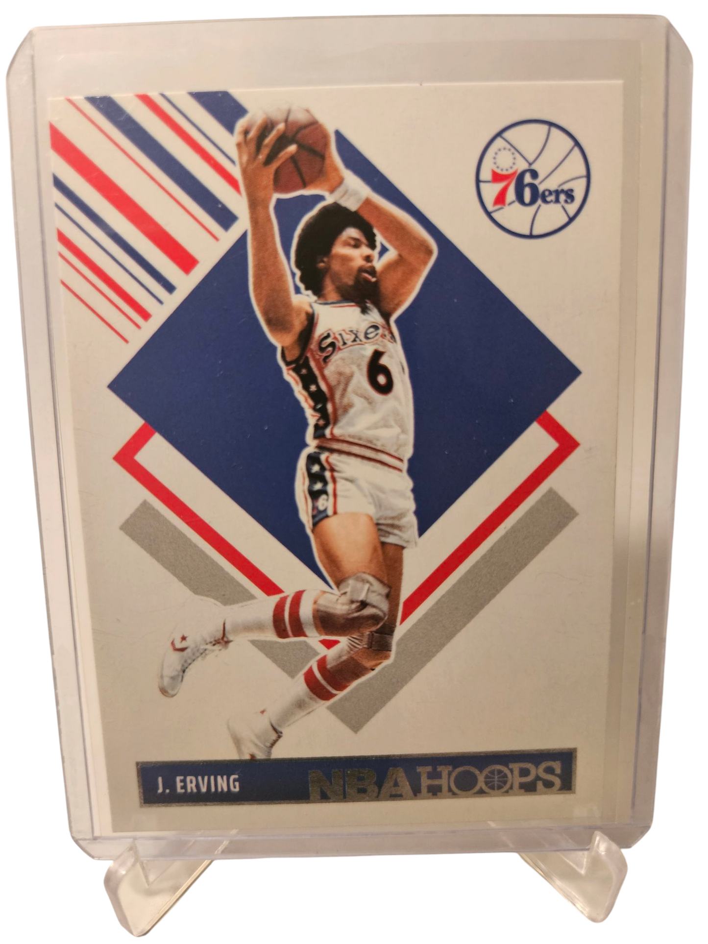 2024-25 Panini Hoops #300 Julius Erving Hoops Tribute