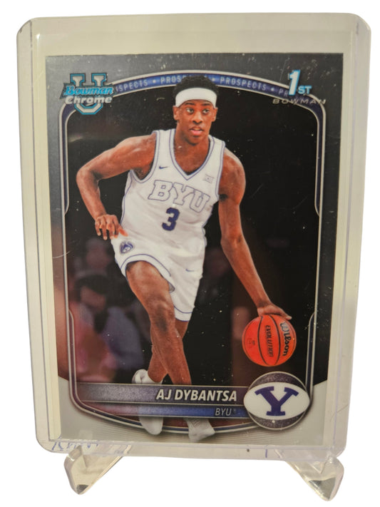 2025 Topps Bowman Chrome #BCP-1 AJ Dybantsa 1st Bowman Chrome No1 Draft Prospect