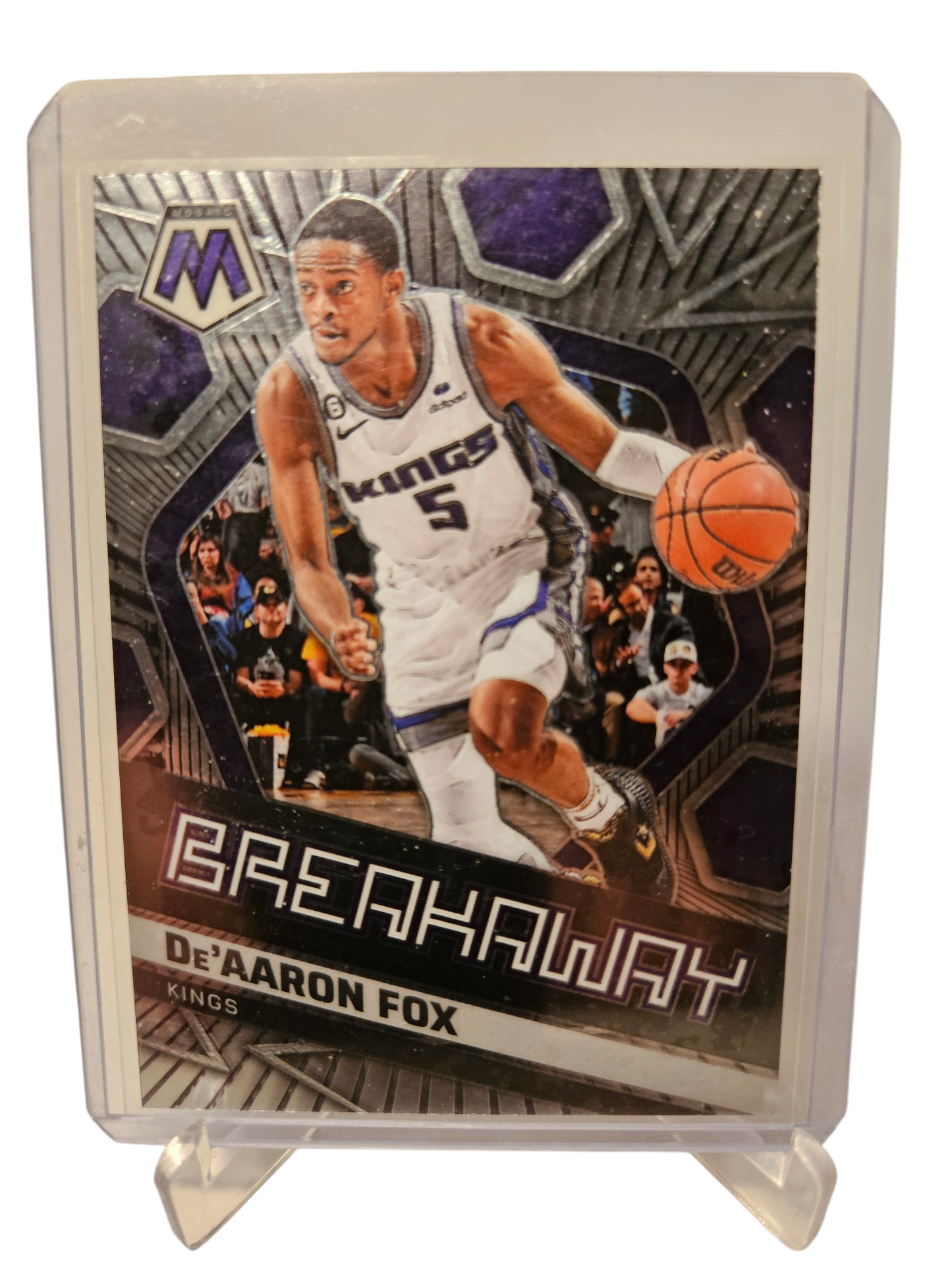 2022-23 Panini Mosaic #12 De'Aaron Fox Breakaway