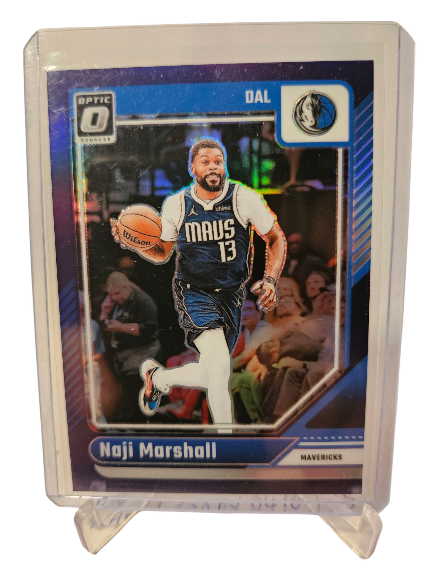 2024-25 Panini Donruss Optic #118 Naji Marshall Purple Holo Prizm