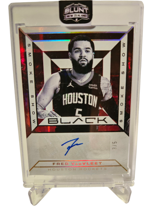 2023-24 Panini Black #SSS-FV Fred VanVleet Smokeshow Autograph 3/5