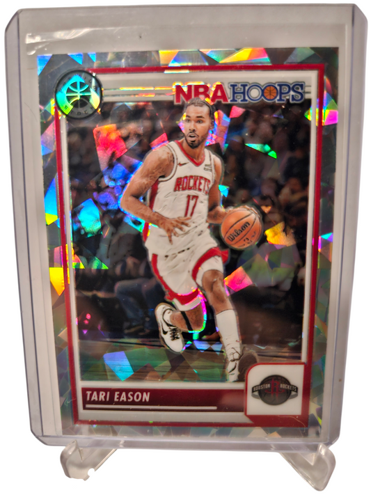 2023-24 Panini Hoops Premium Stock #246 Tari Eason Silver Cracked Ice Prizm