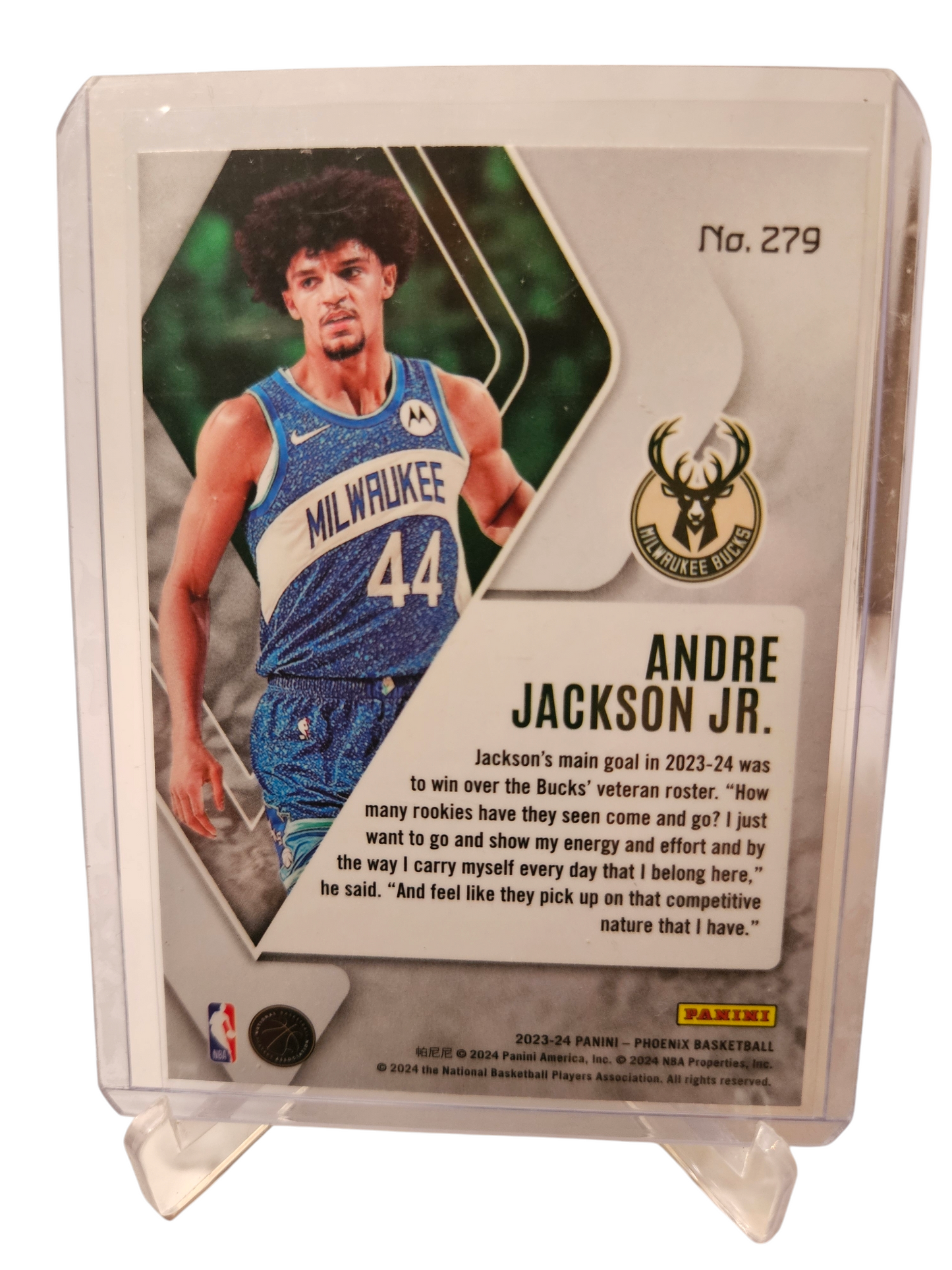 2023-24 Panini Phoenix #279 Andre Jackson JR Rookie Card