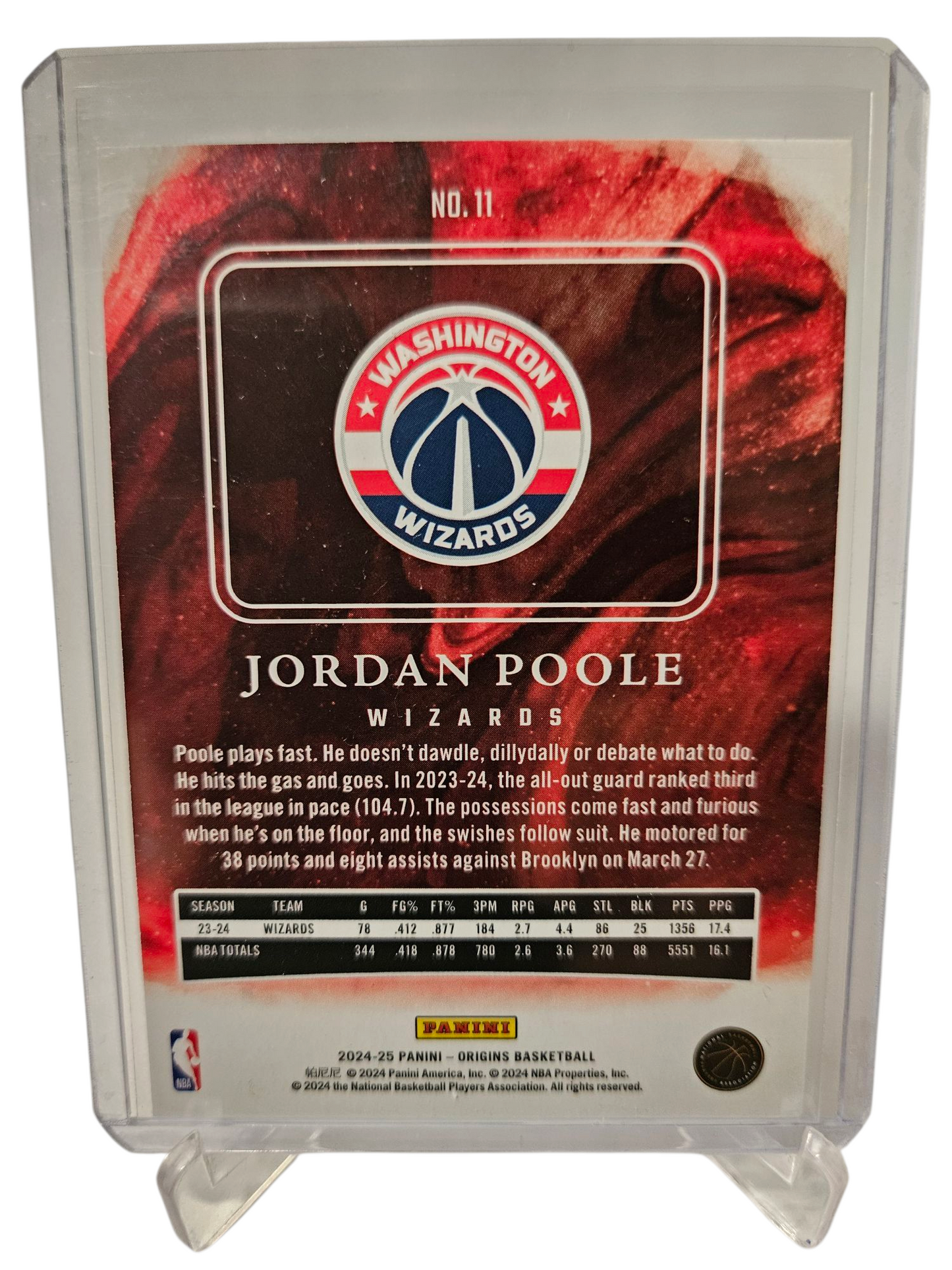2024-25 Panini Origins #11 Jordan Poole