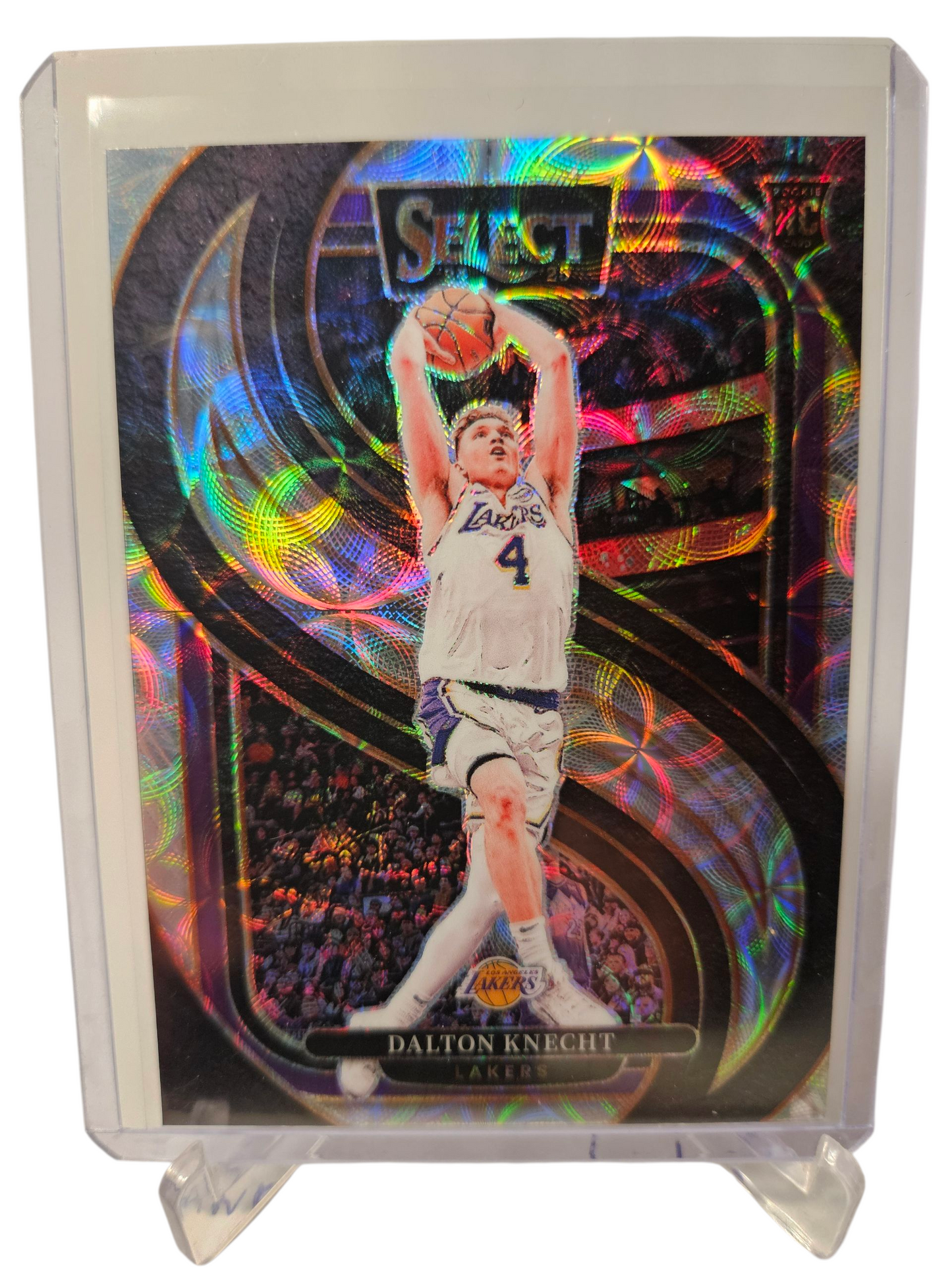 2024-25 Panini Select #186 Dalton Knecht Rookie Card Premier Level Scope Prizm