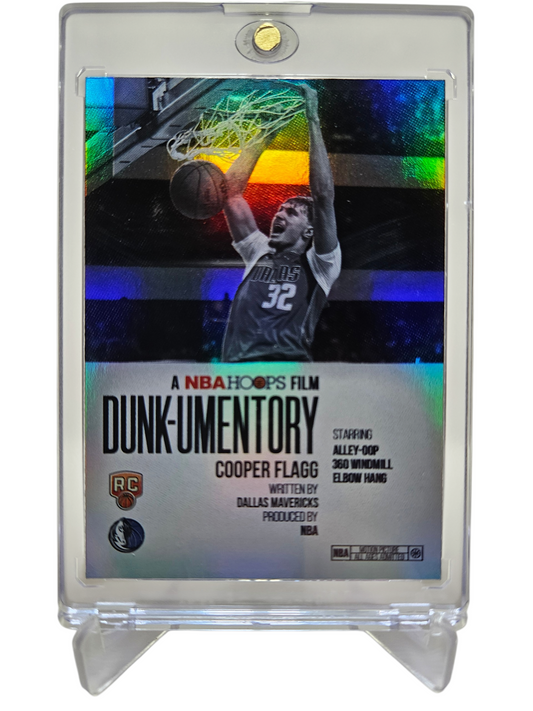 2025-26 Topps Hoops #D-11 Cooper Flag Rookie Card Dunk-Umentory SP