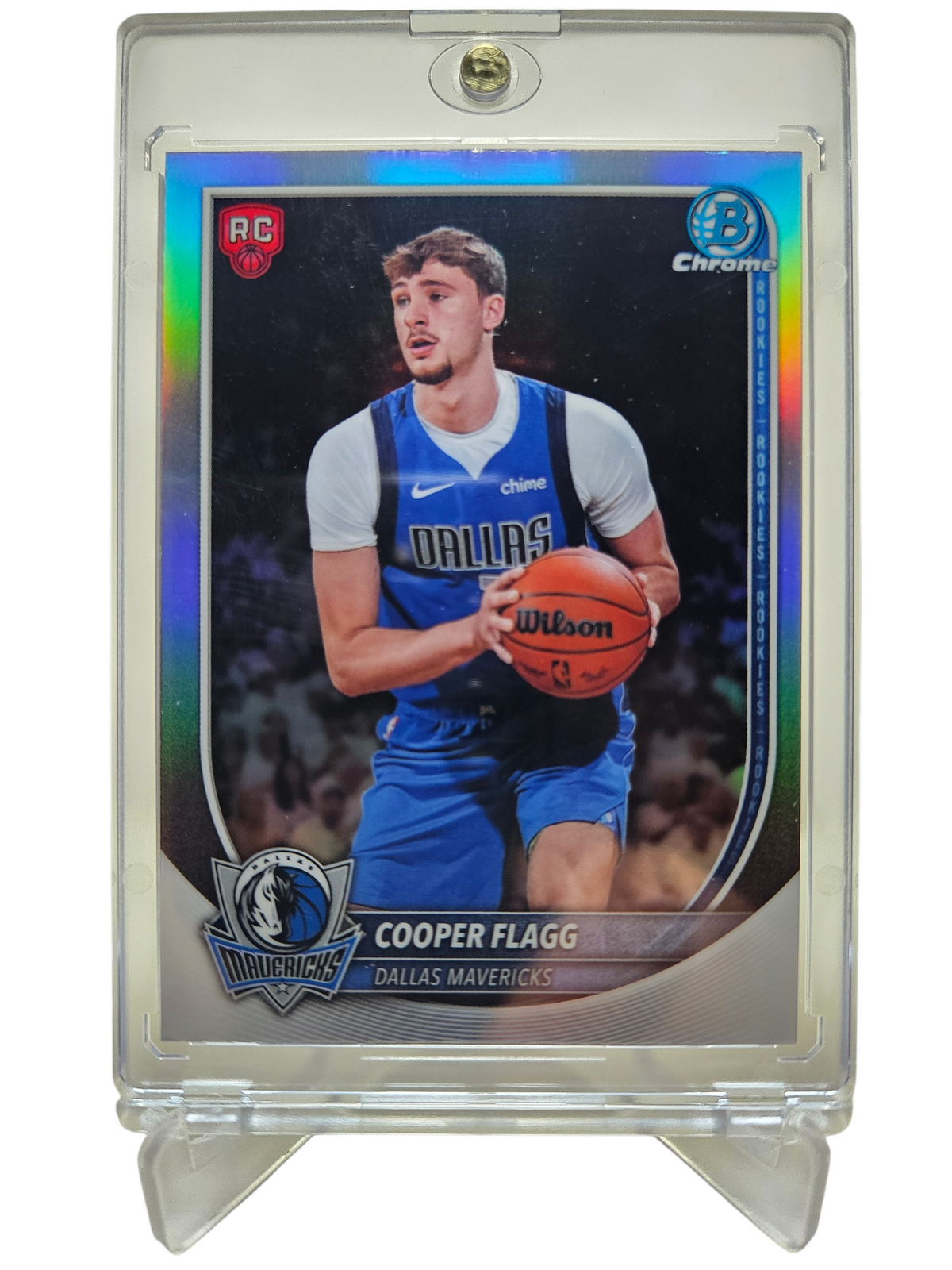 2025-26 Topps Bowman Chrome #BRR-1 Cooper Flag Rookie Card Red Shield Refractor