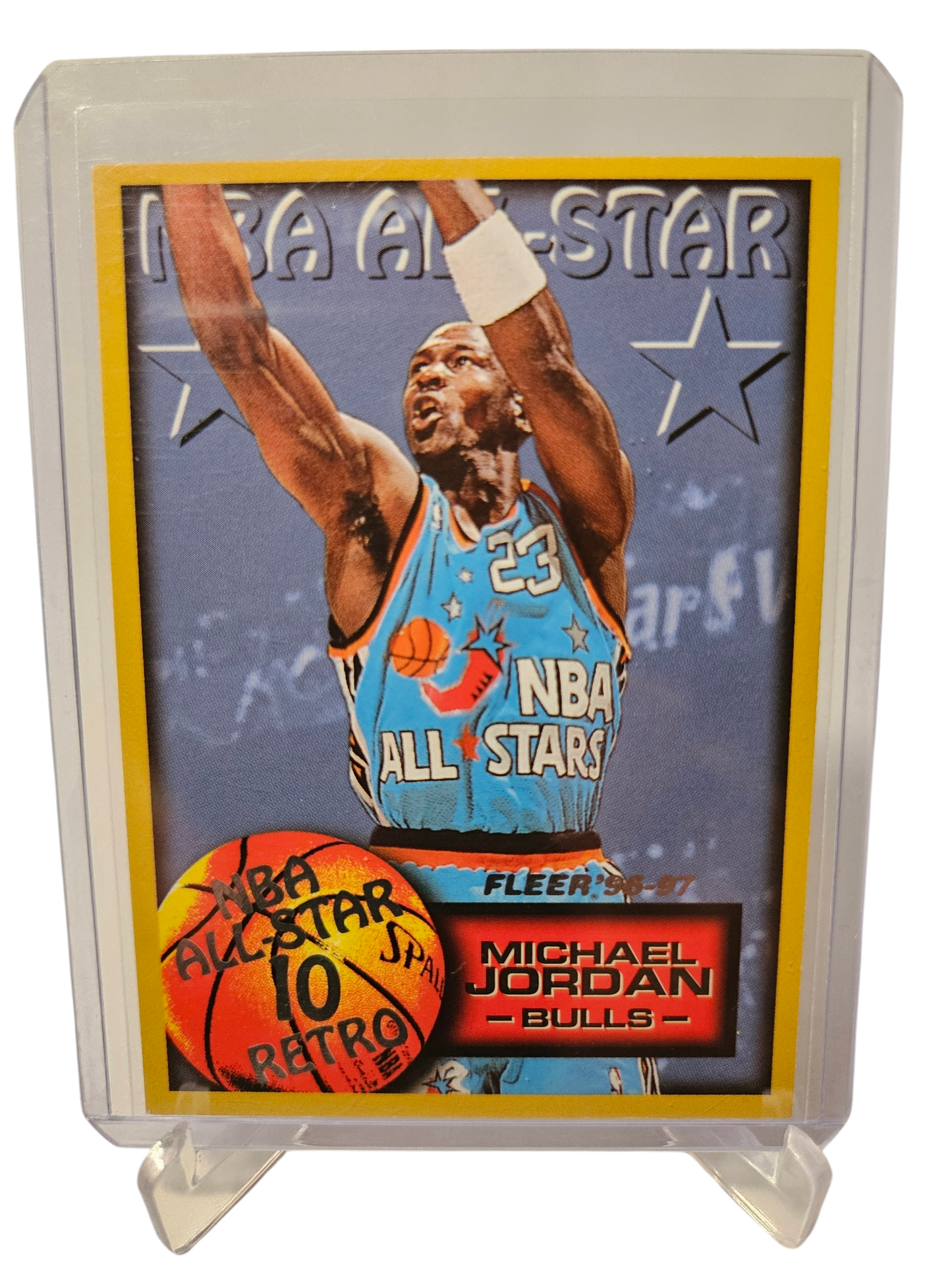 1996-97 Fleer #282 Michael Jordan NBA Allstar 10 Retro