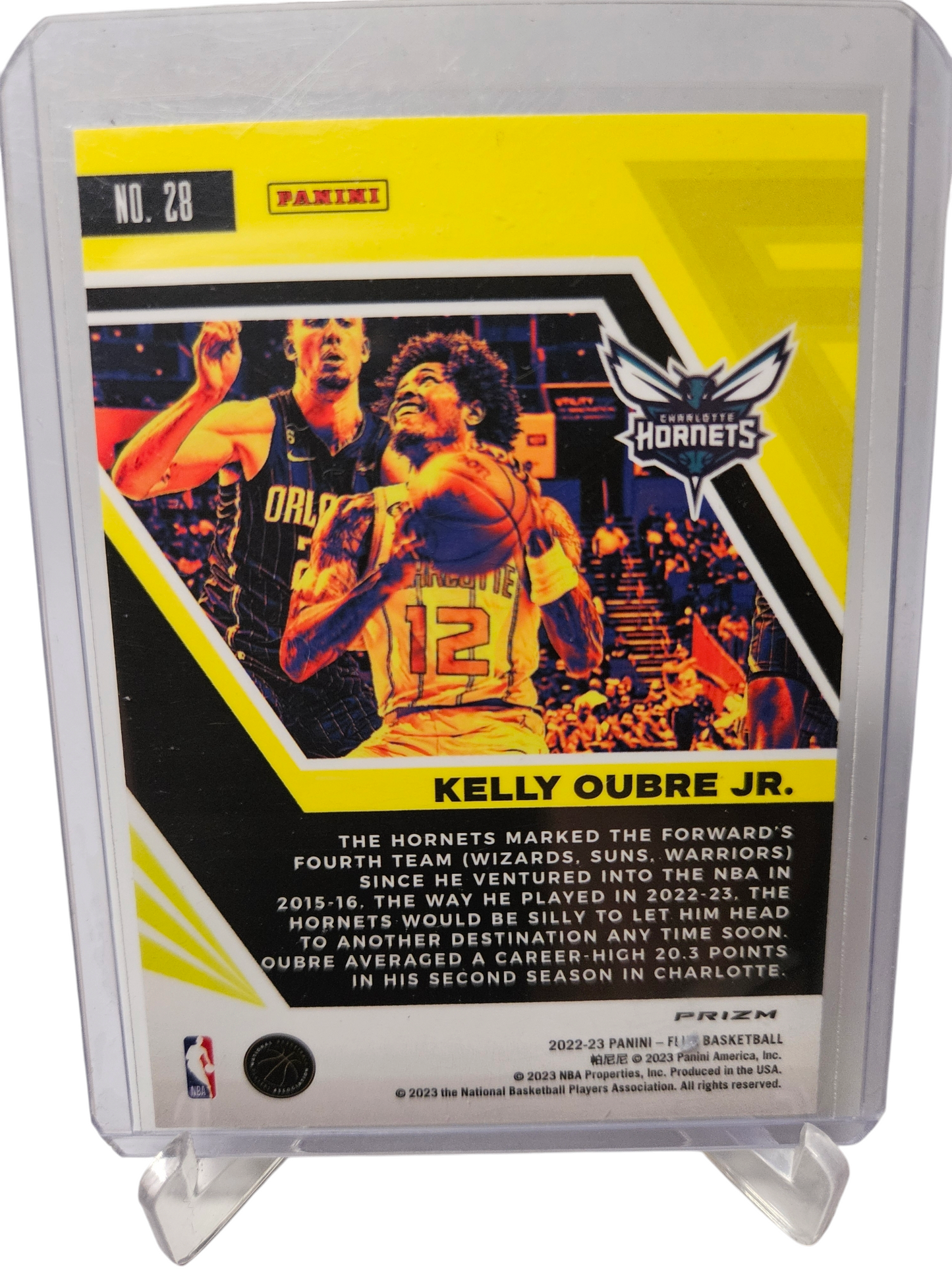 2022-23 Panini Flux #28 Kelly Oubre JR Red Prizm