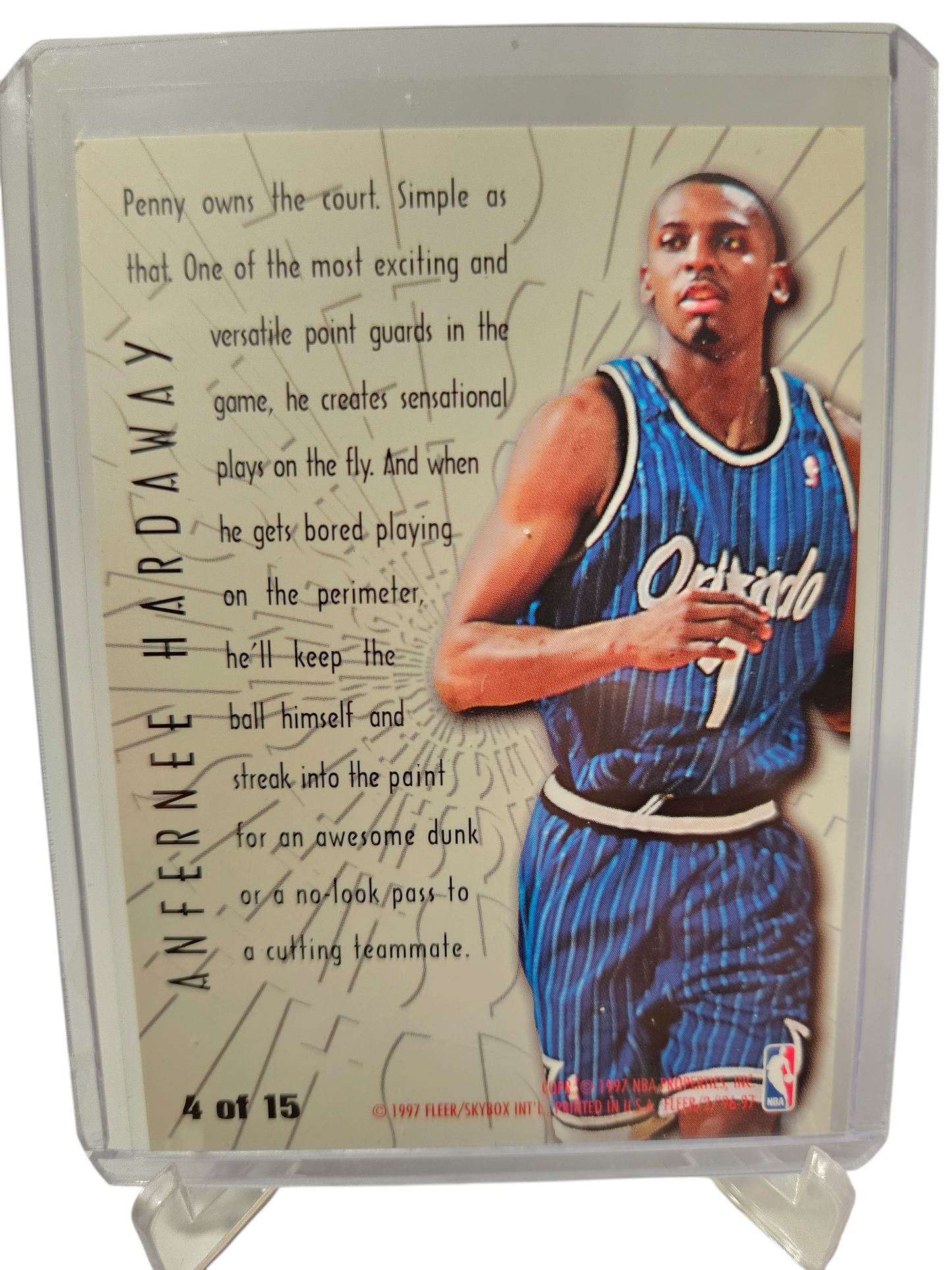 1996-97 Fleer #4 of 15 Anfernee Hardaway Swing Shift