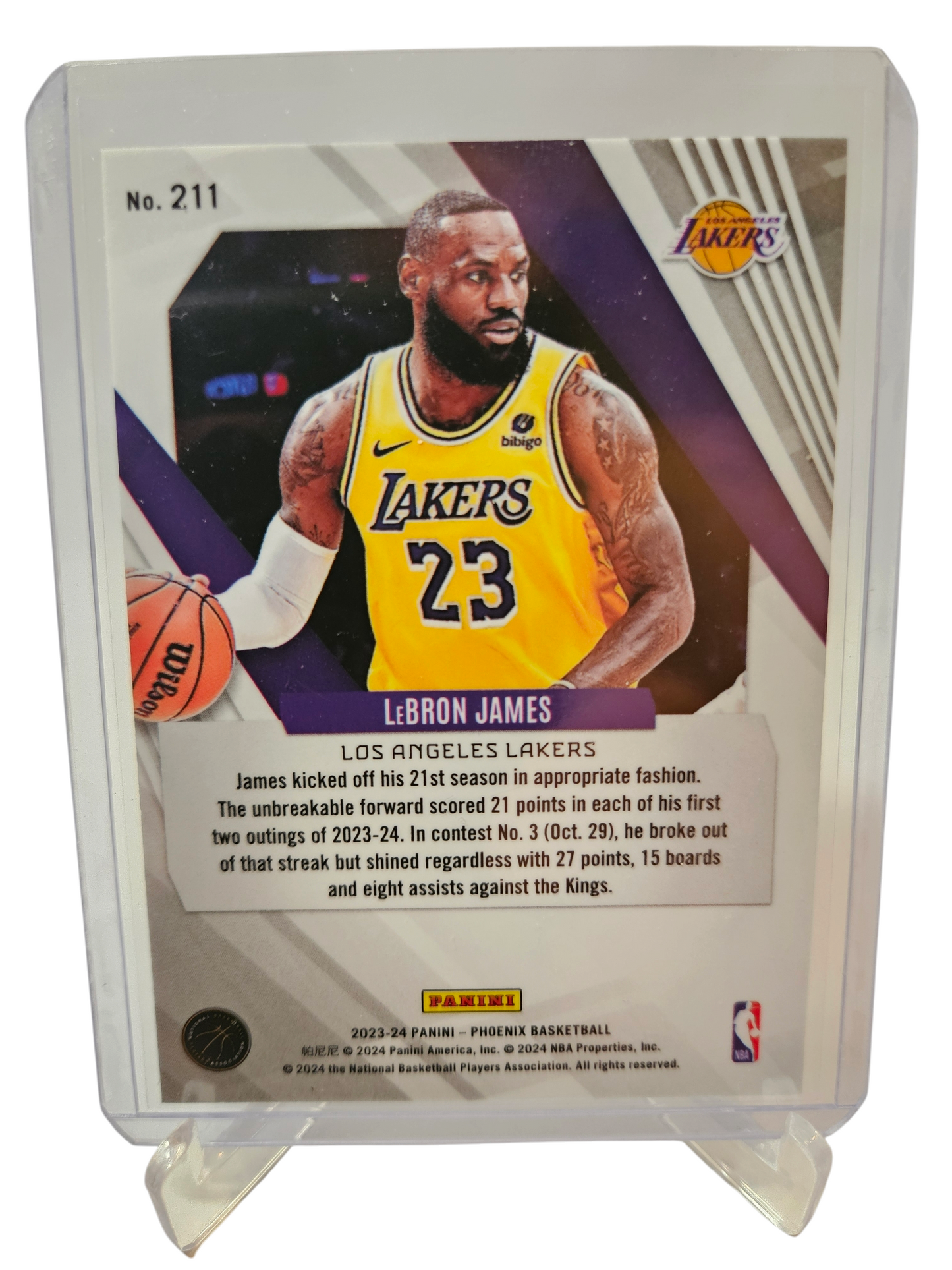 2023-24 Panini Phoenix #211 Lebron James