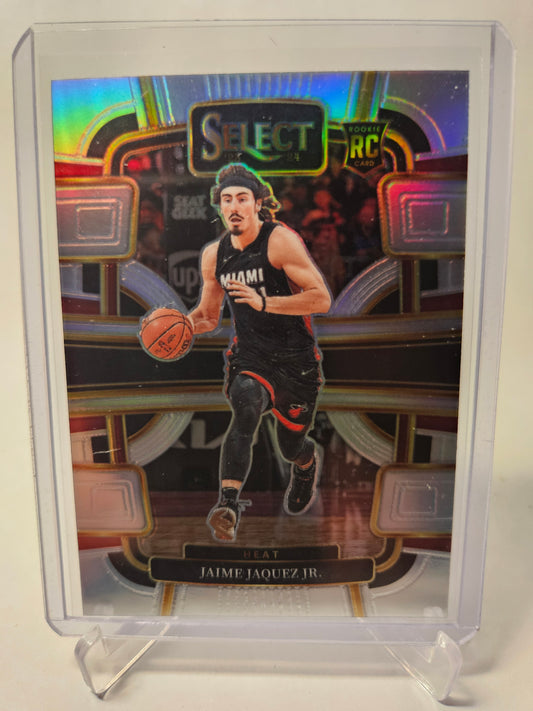 2023-24 Panini Select #100 Jamie Jaquez JR Rookie Card Silver Prizm