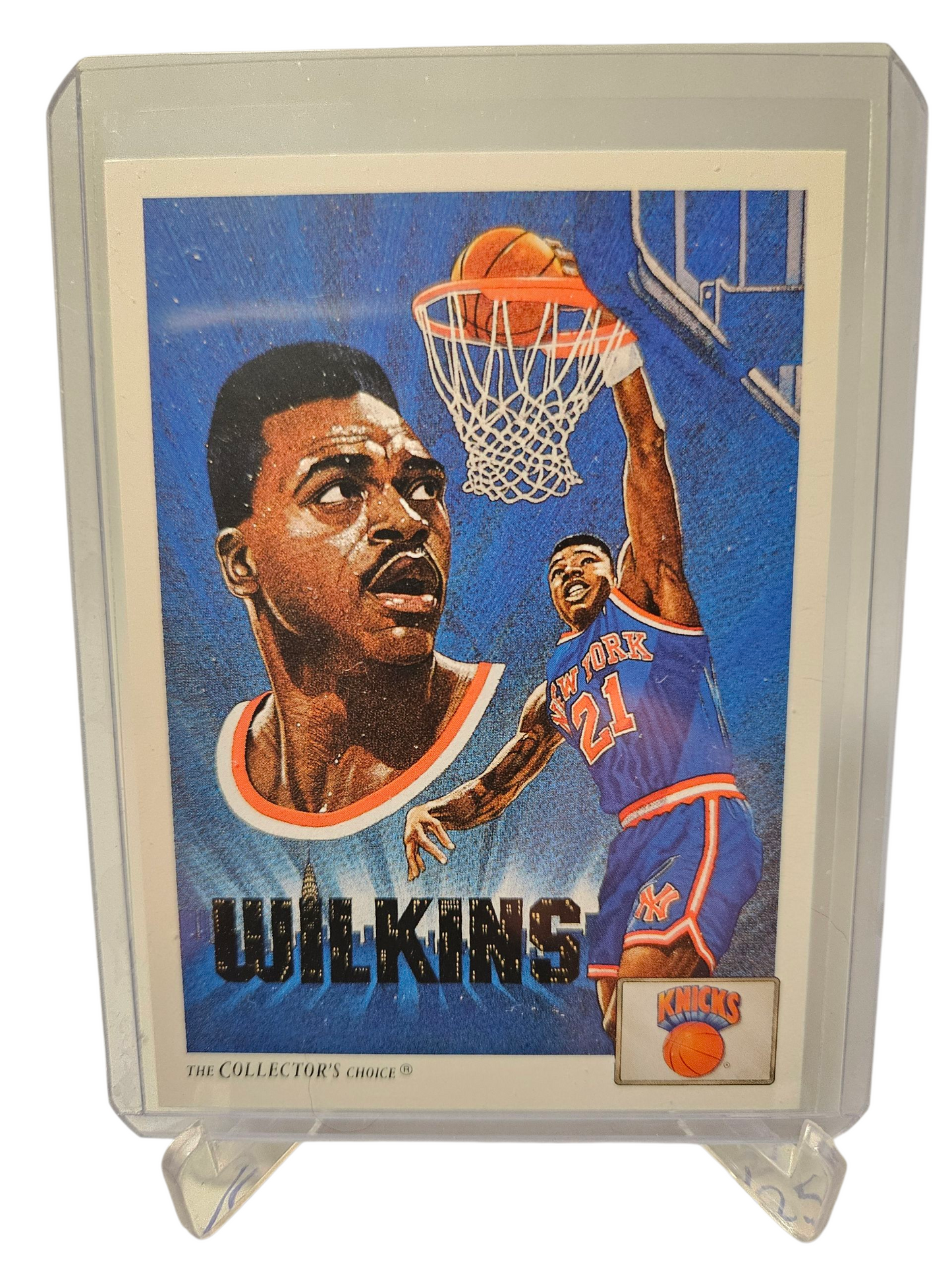 1991 Upper Deck #84 Gerald Wilkins New York Knicks Checklist