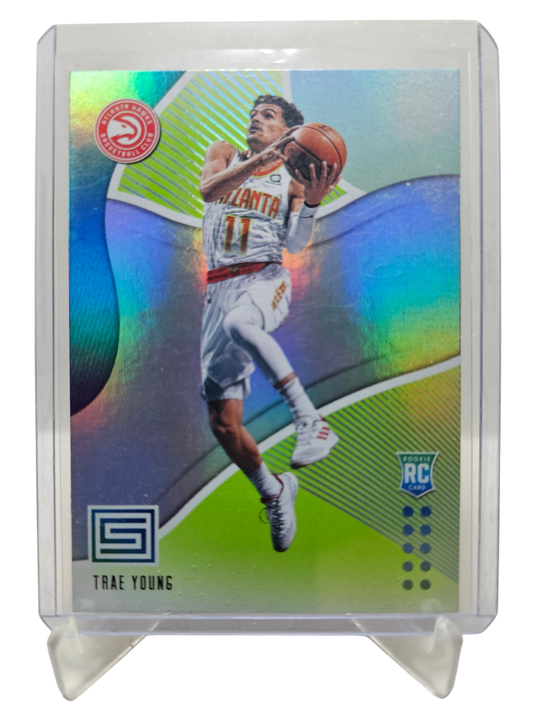 2018-19 Panini Status #142 Trae Young Rookie Card