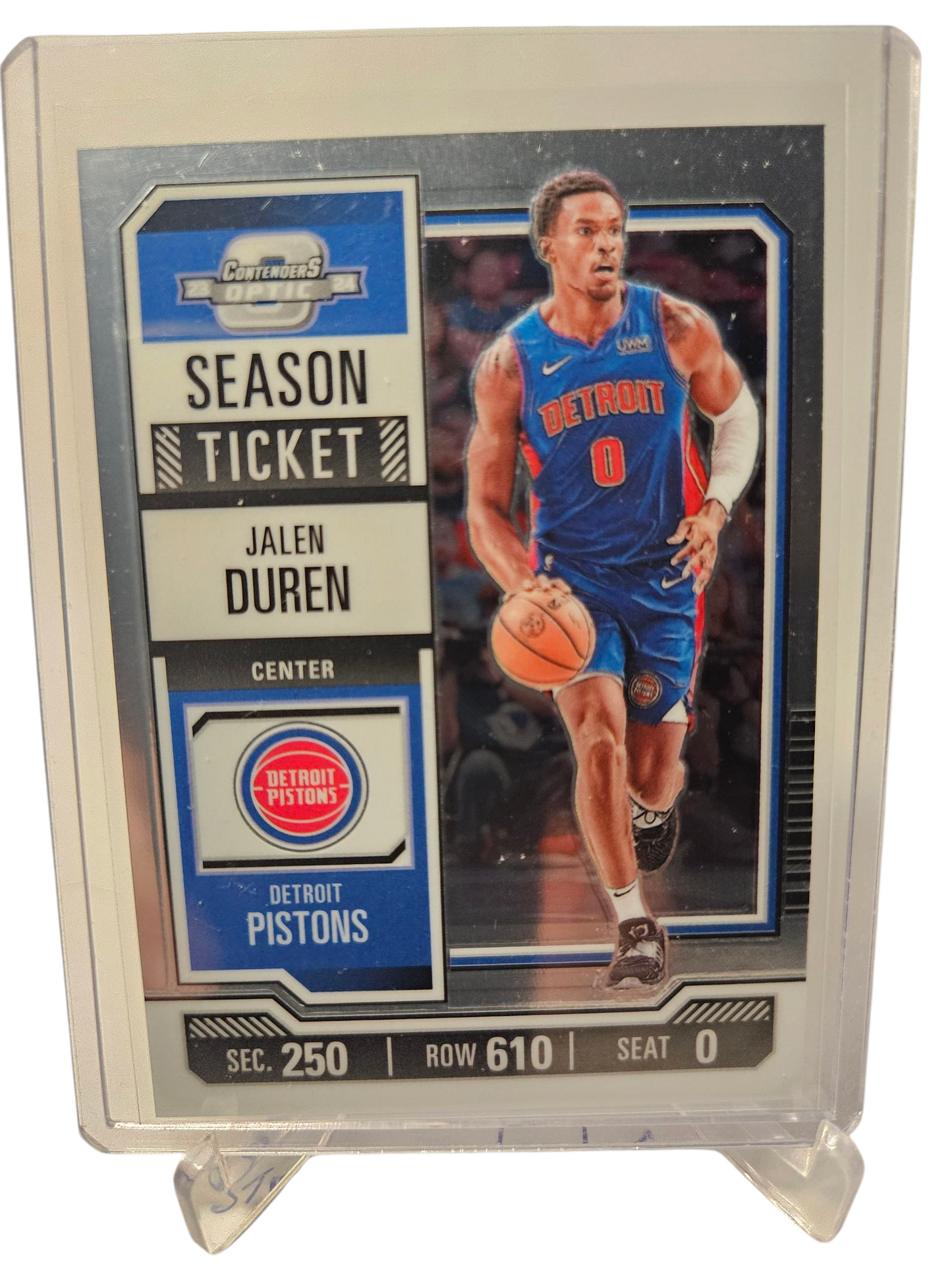2023-24 Panini Contenders Optic #51 Jalen Duren Season Ticket