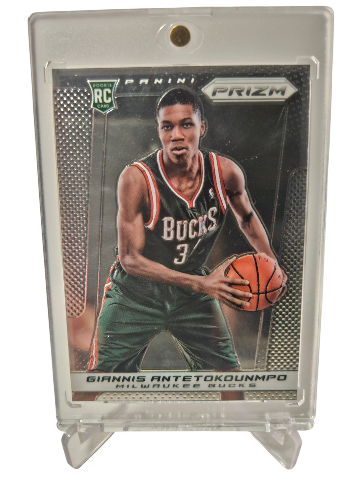 2013-14 Panini Prizm #290 Giannis Antetokounmpo Rookie Card