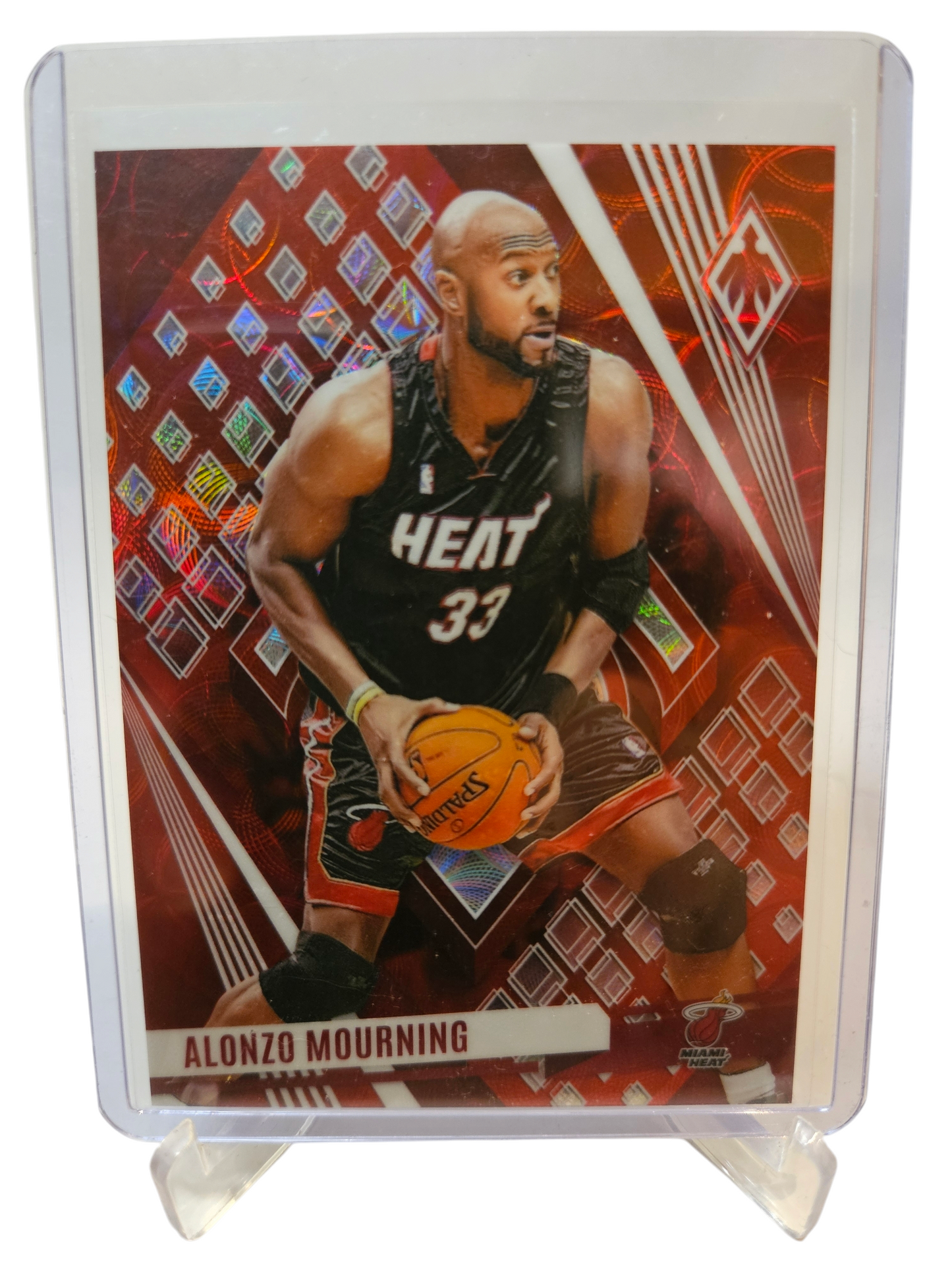 2023-24 Panini Phoenix #93 Alonzo Mourning Red Scope 44/75