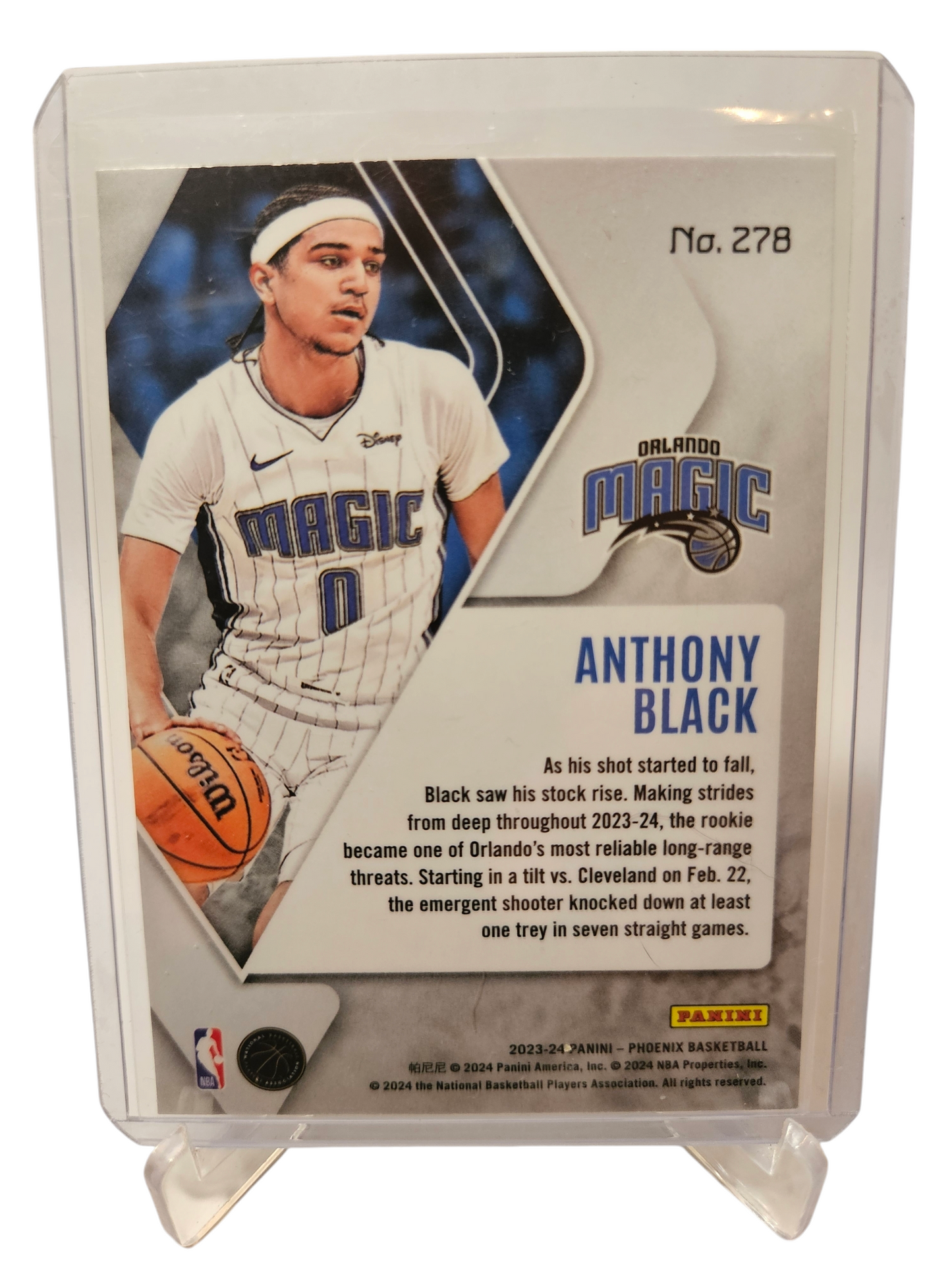 2023-24 Panini Phoenix #278 Anthony Black Rookie Card