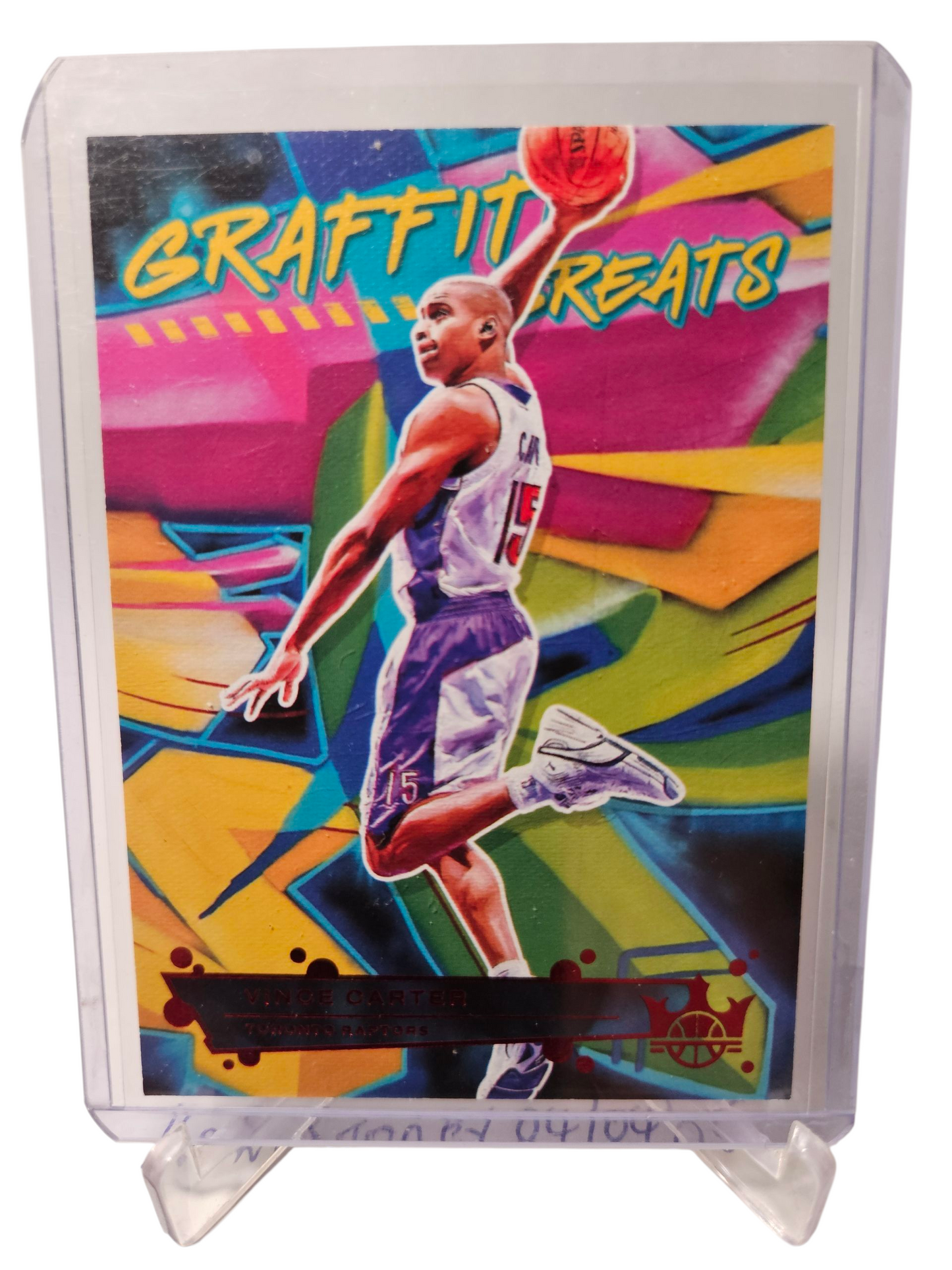 2021-22 Panini Court Kings #25 Vince Carter Graffiti Greats 135/149