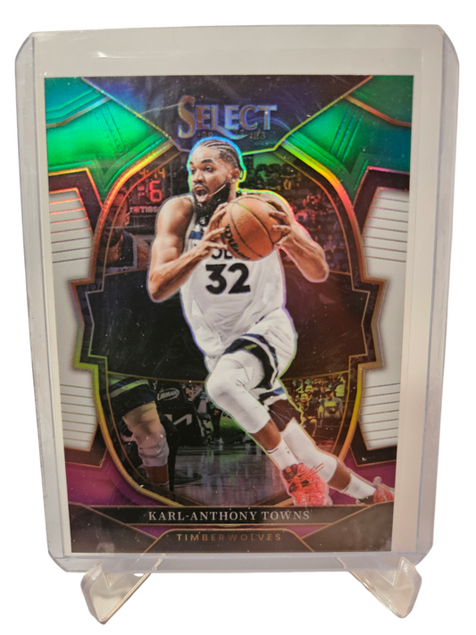 2022-23 Panini Select #12 Karl-Anthony Towns Tri Color Prizm