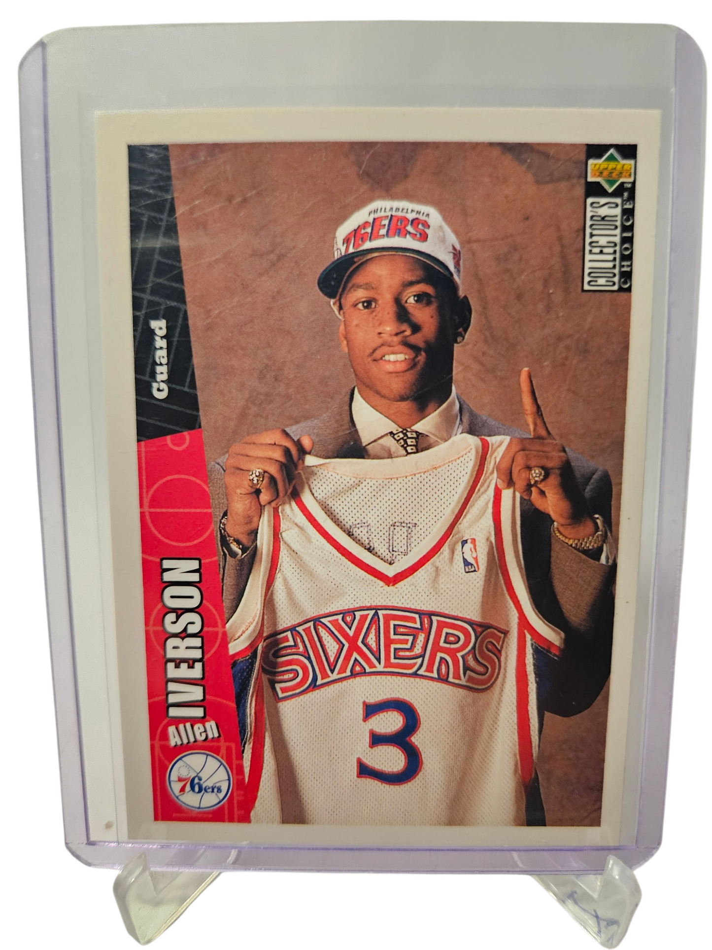 1996 Upperdeck #301 Allen Iverson Rookie Card