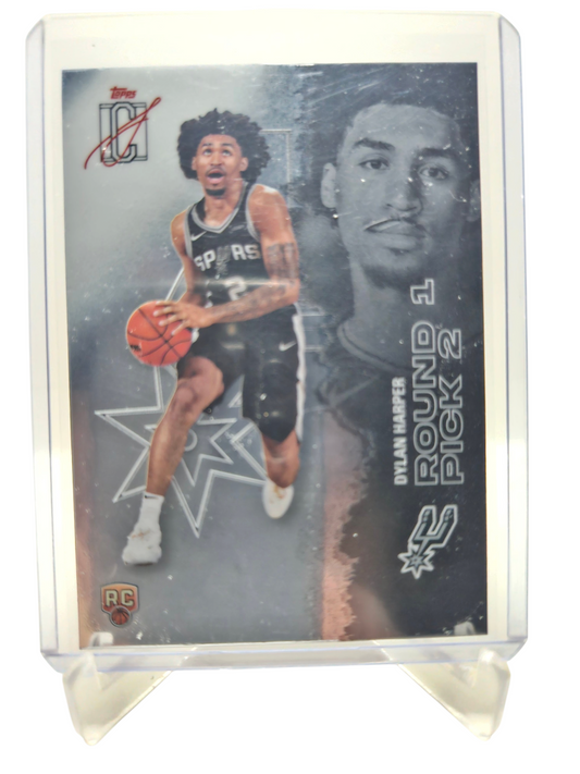 2025-26 Topps Signature Class #102 Dylan Harper Rookie Card Chrome